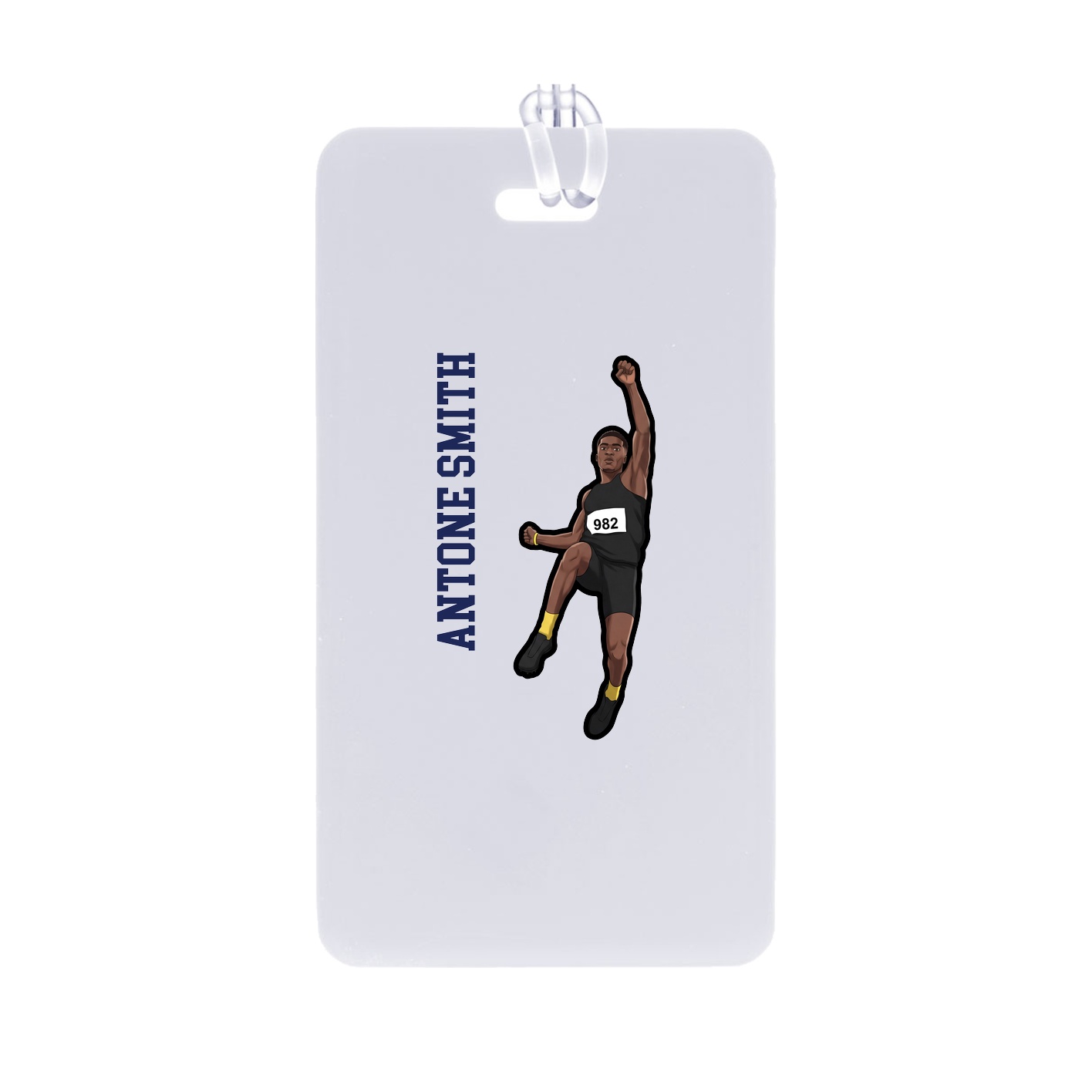 Bag Tag — Name Vertical in Classic