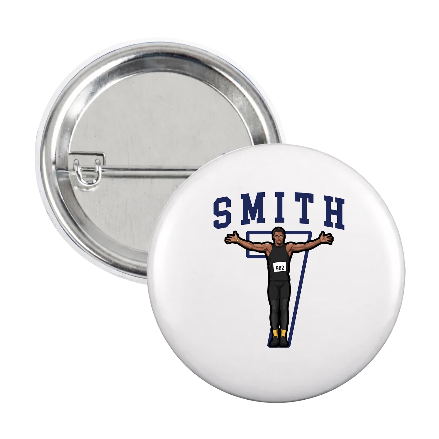 Game Day Button — Shirsey in White