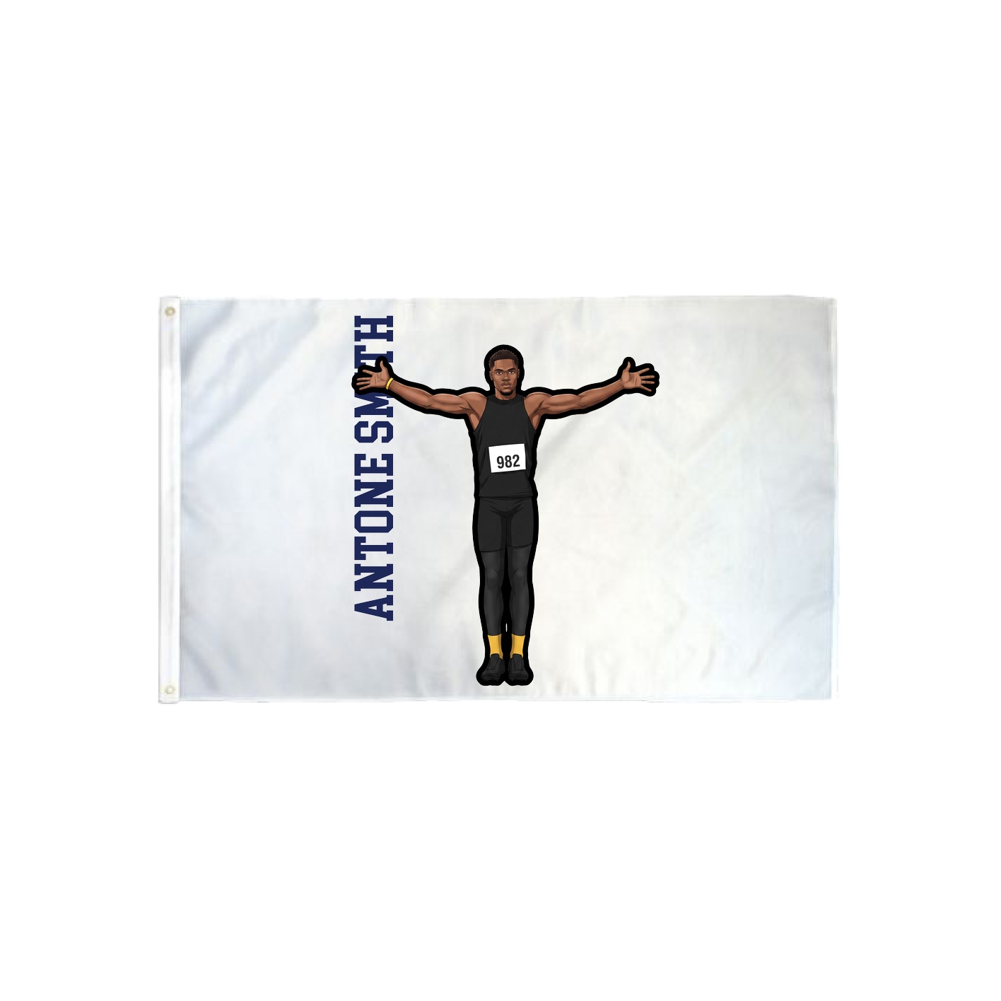 3x5 Flag — Name Vertical in Classic