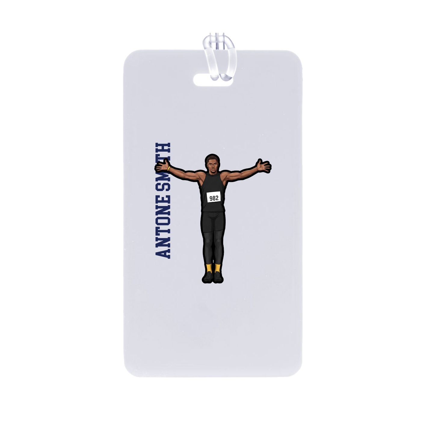 Bag Tag — Name Vertical in Classic