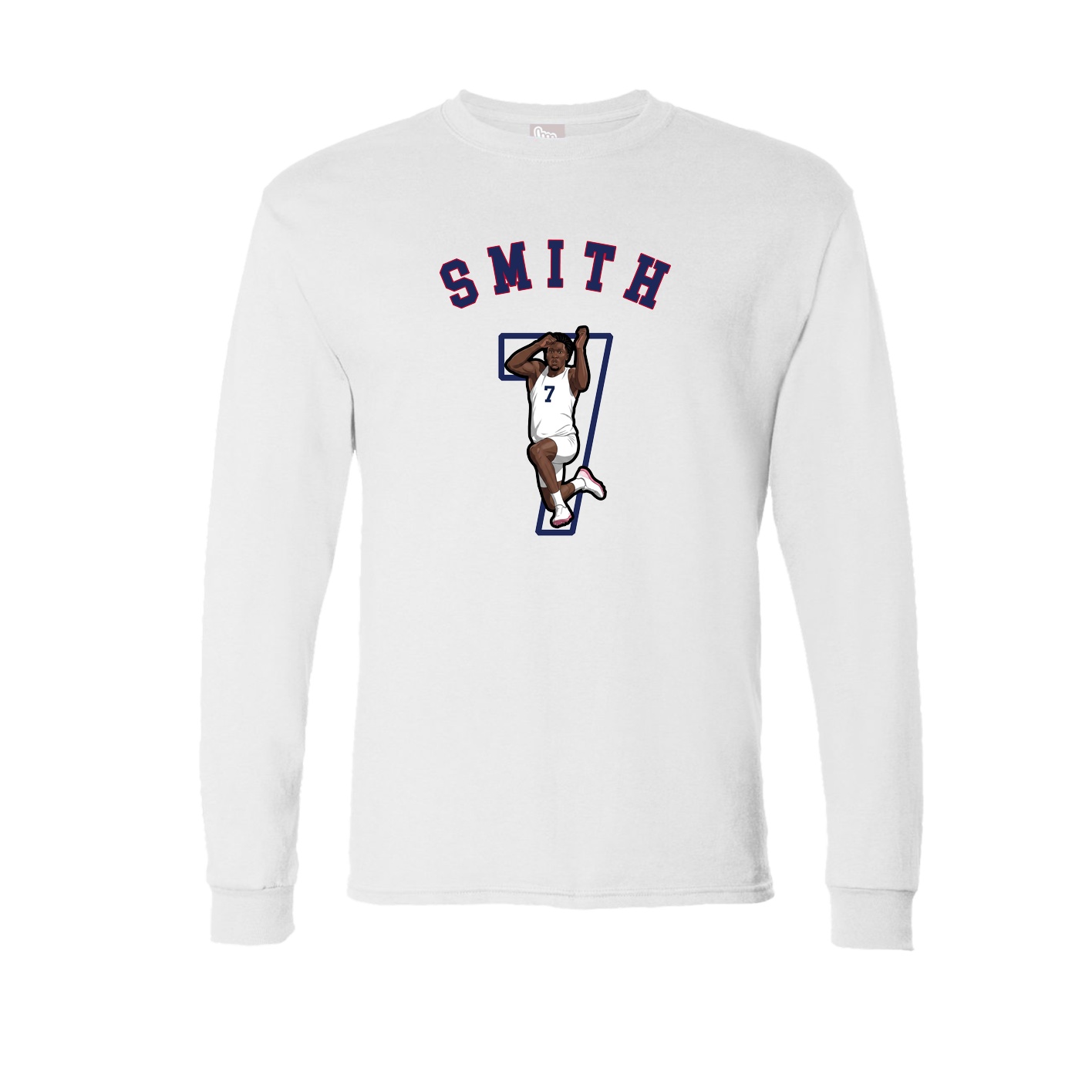 Long Sleeve Tee — Shirsey Arch in White