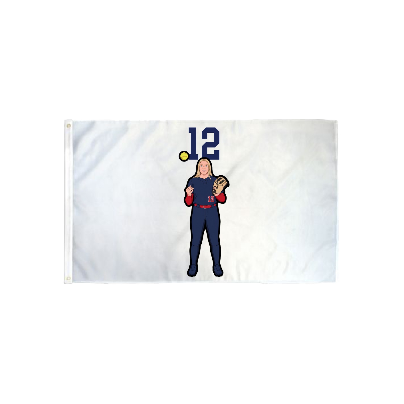 3x5 Flag — Number Top in Classic