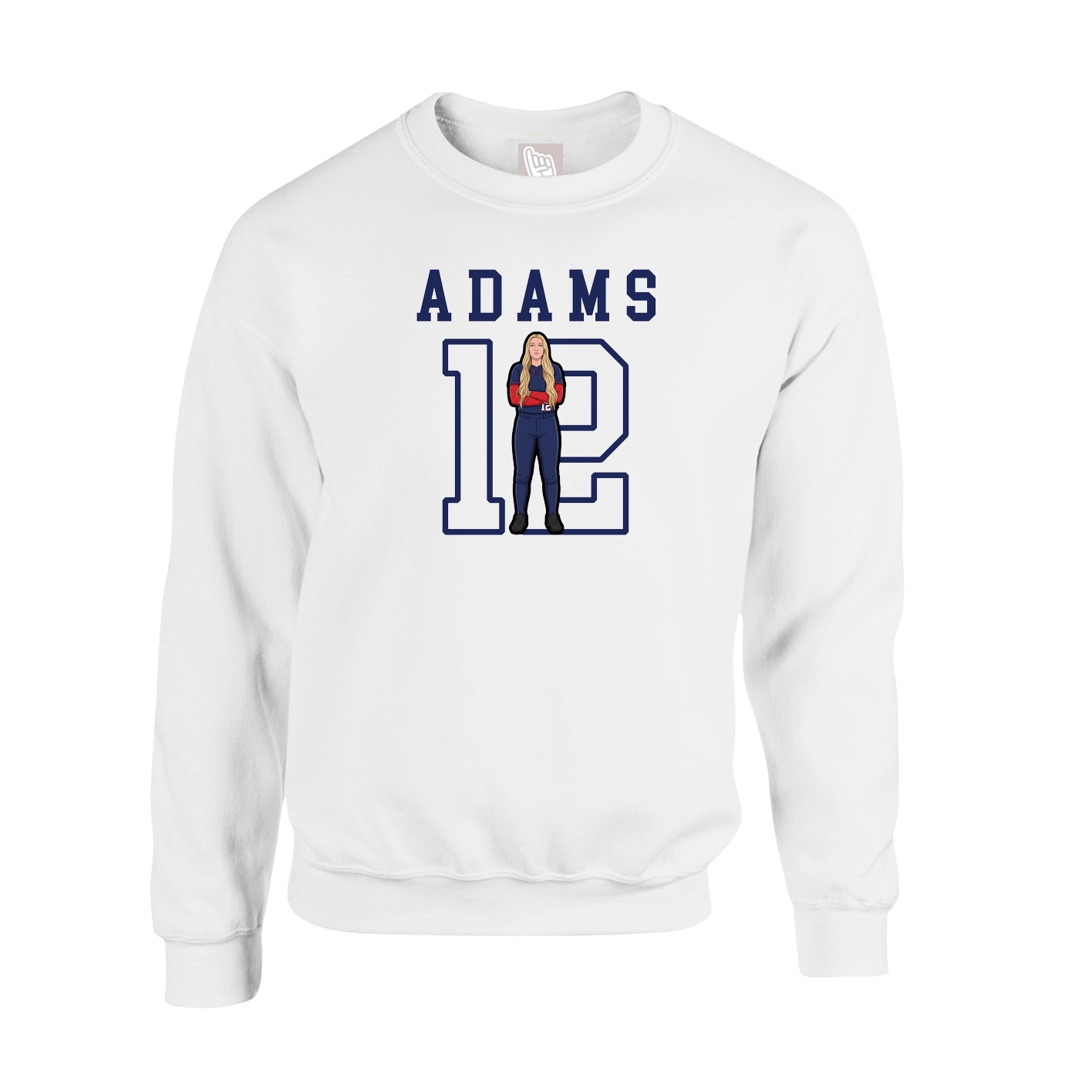 Fleece Crew — Shirsey in White