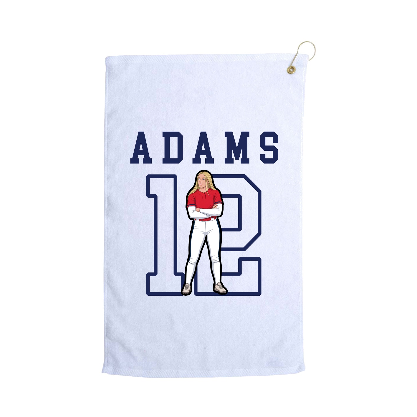 Golf Towel — Shirsey in White