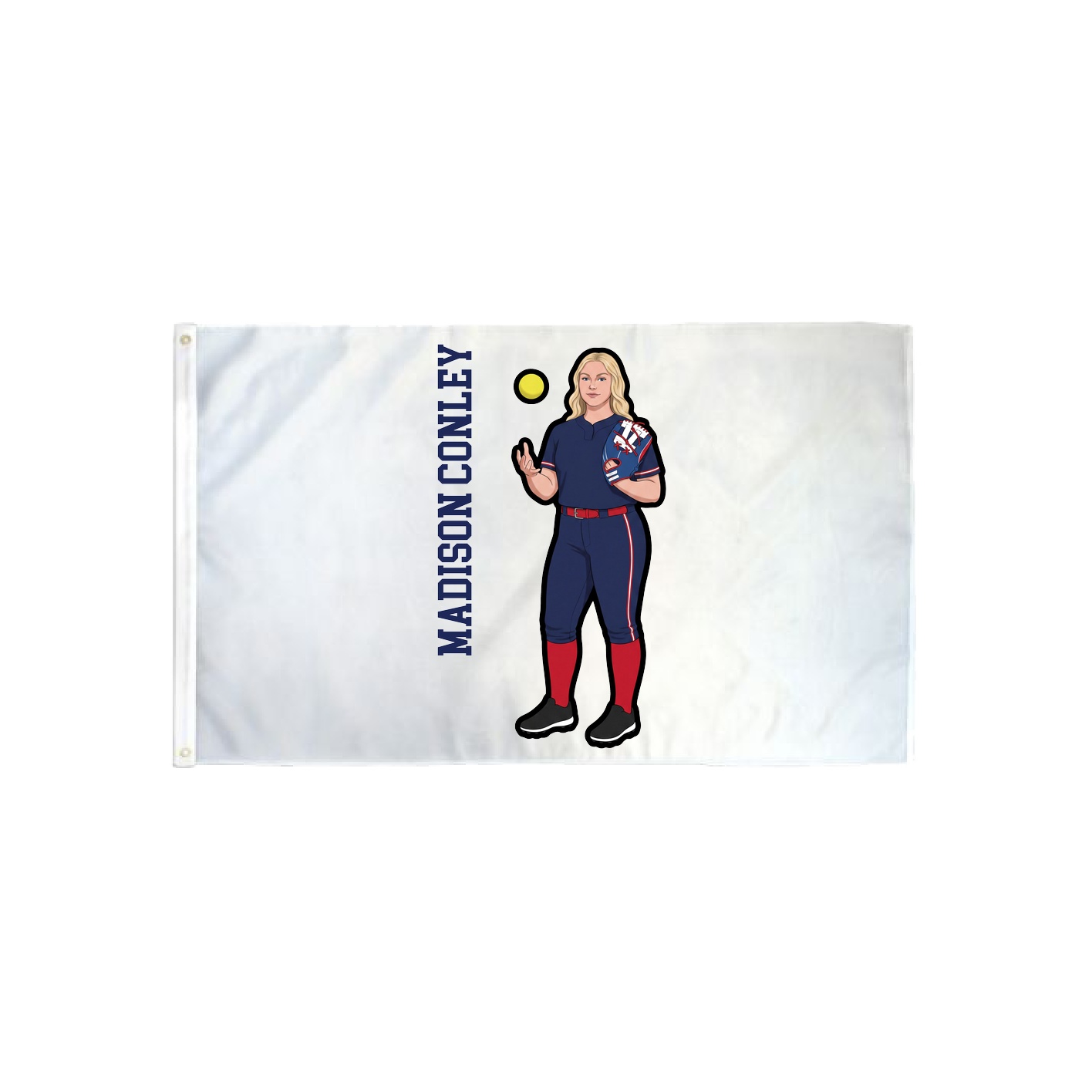 3x5 Flag — Name Vertical in Classic