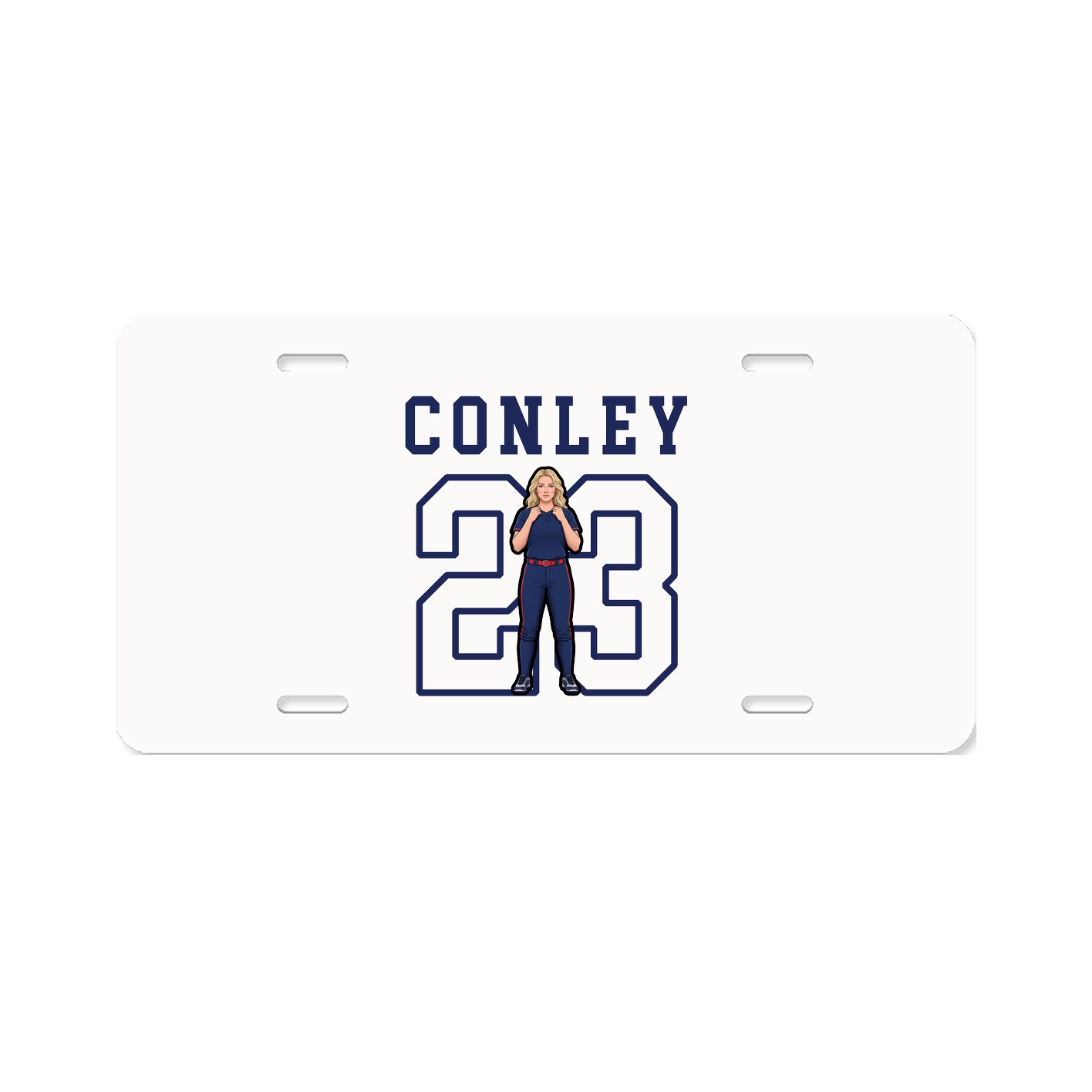License Plate — Shirsey in Classic