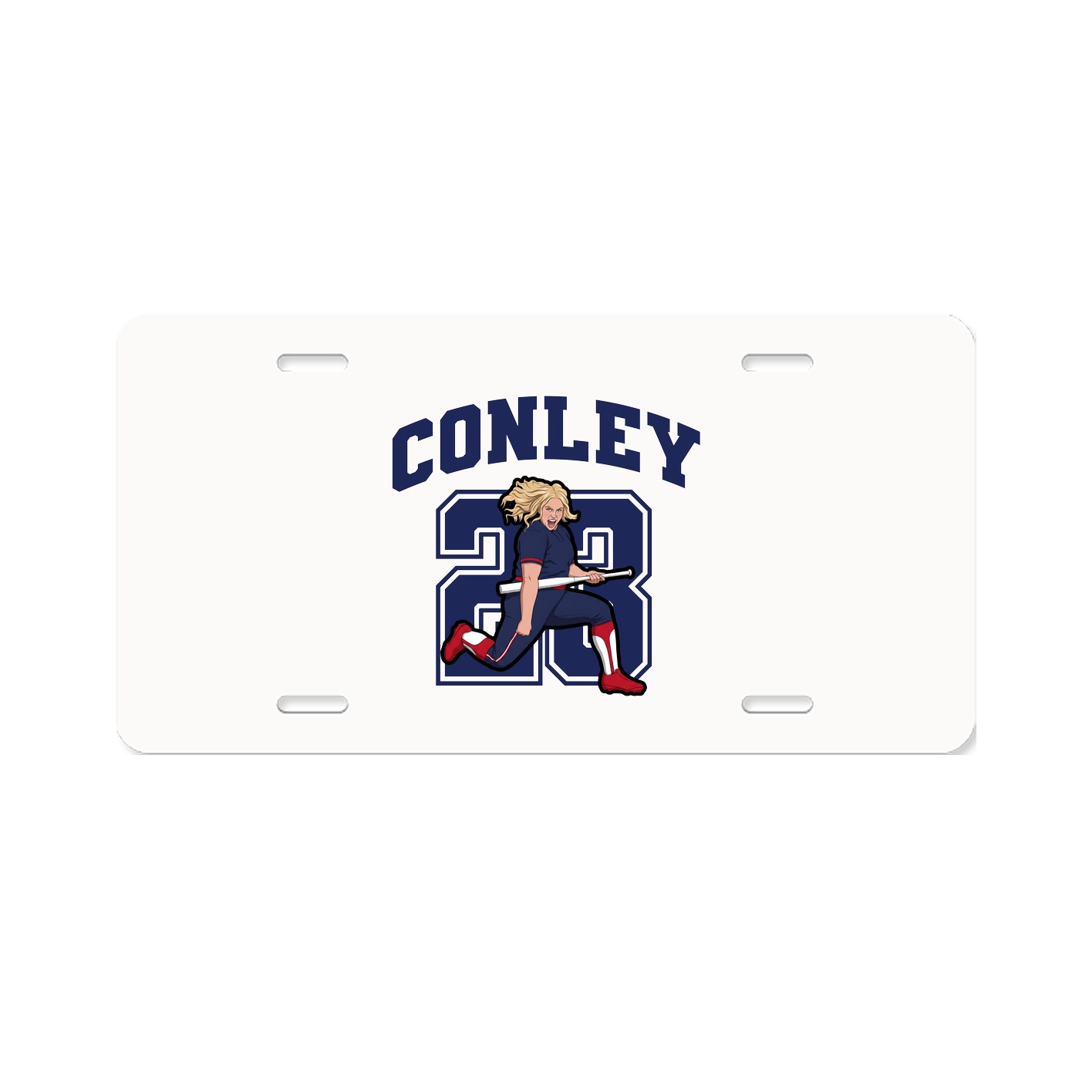 License Plate — Number in Classic