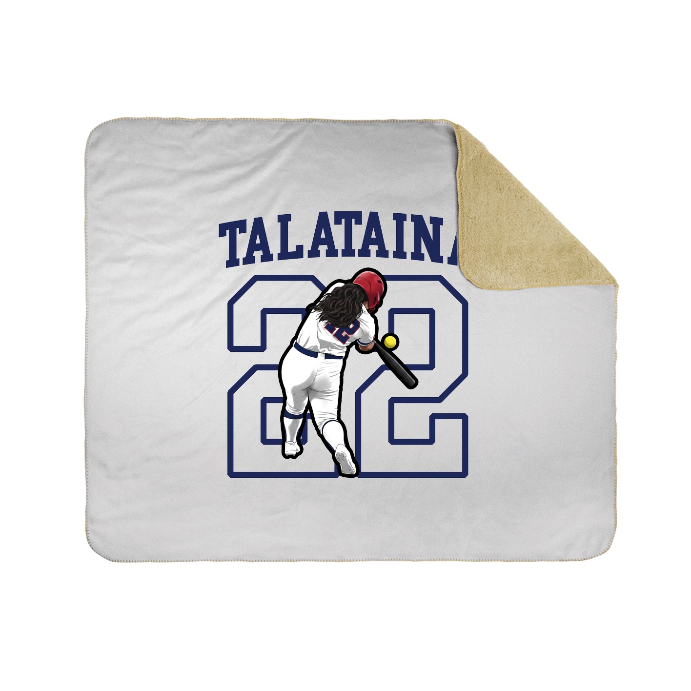 Throw Blanket — Shirsey in White