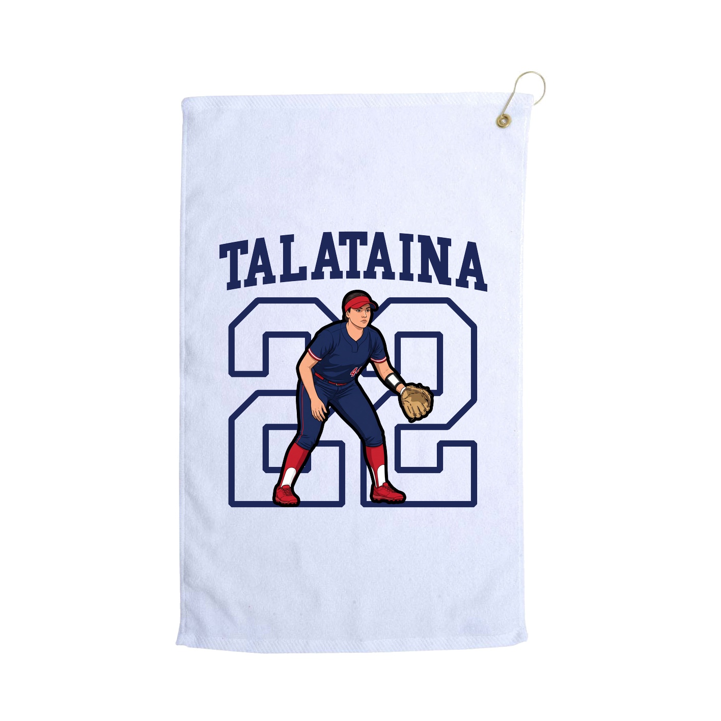 Golf Towel — Shirsey in White