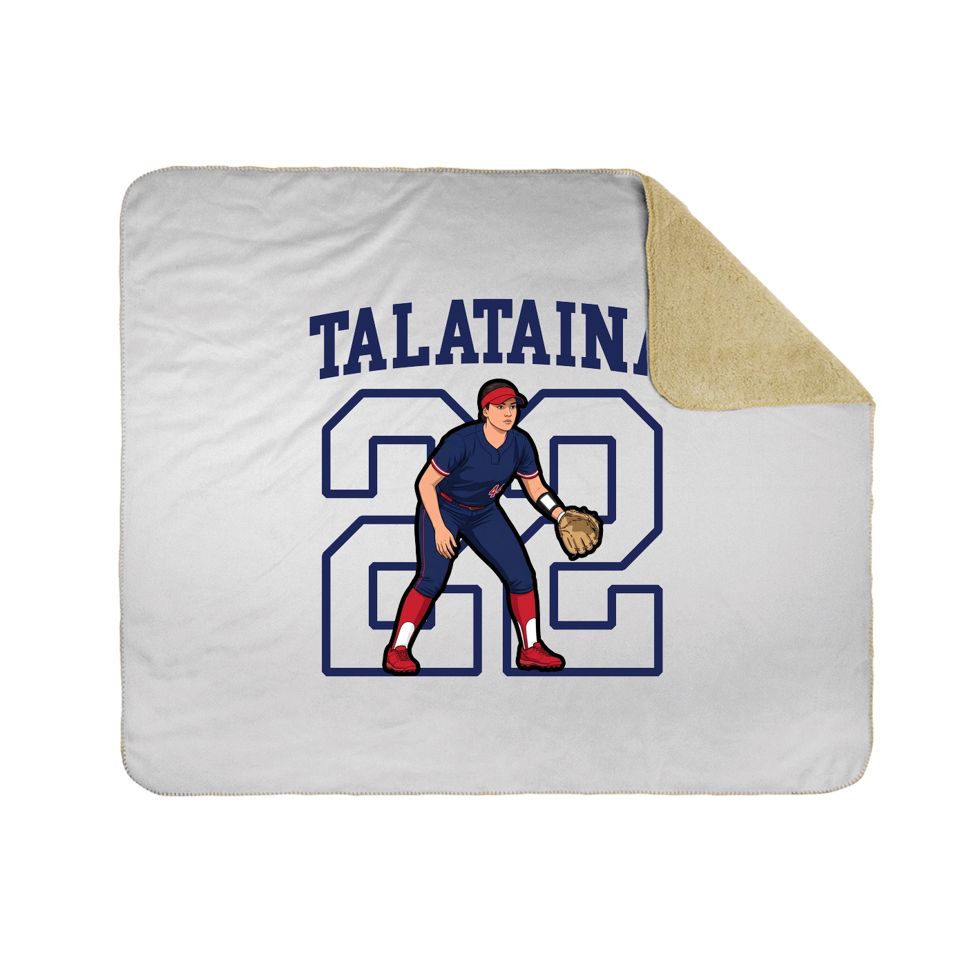 Throw Blanket — Shirsey in White