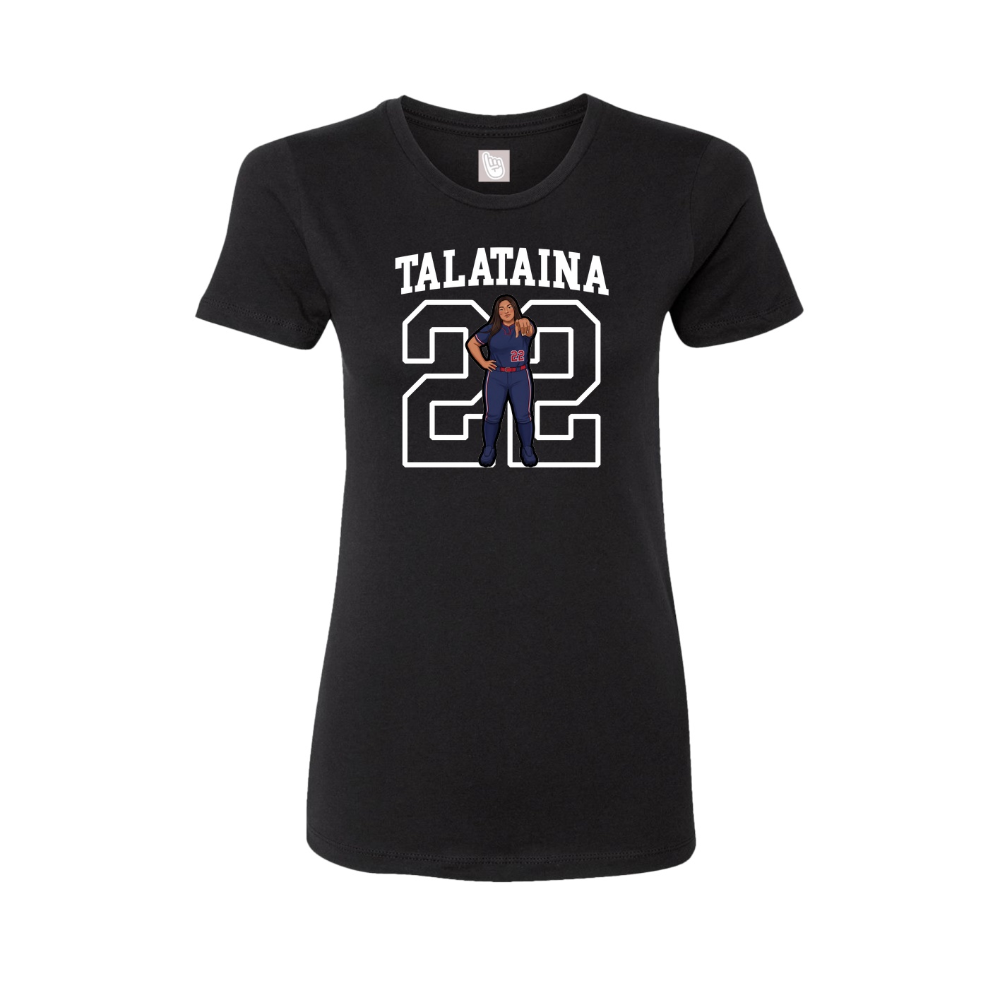 Fitted Women's Tee — Shirsey in Black
