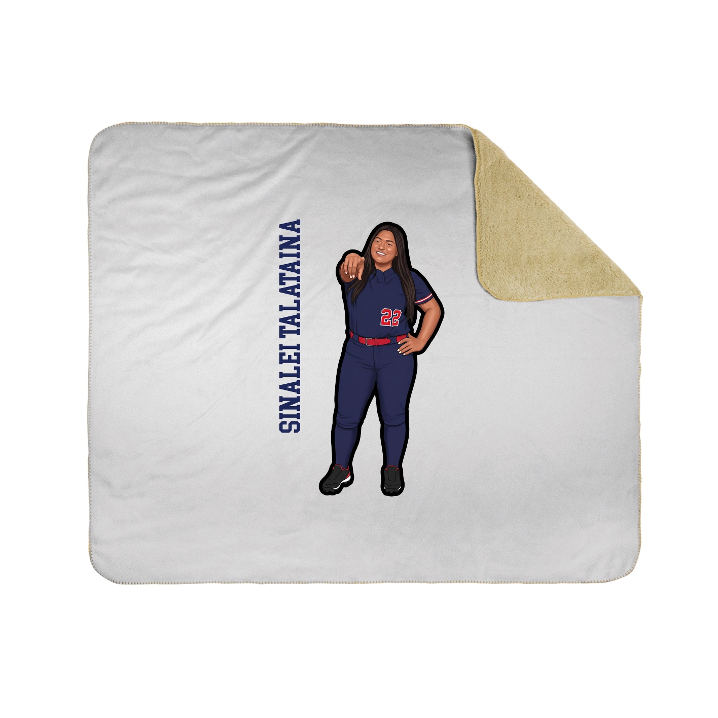 50x60 Sherpa Lined Throw Blanket
