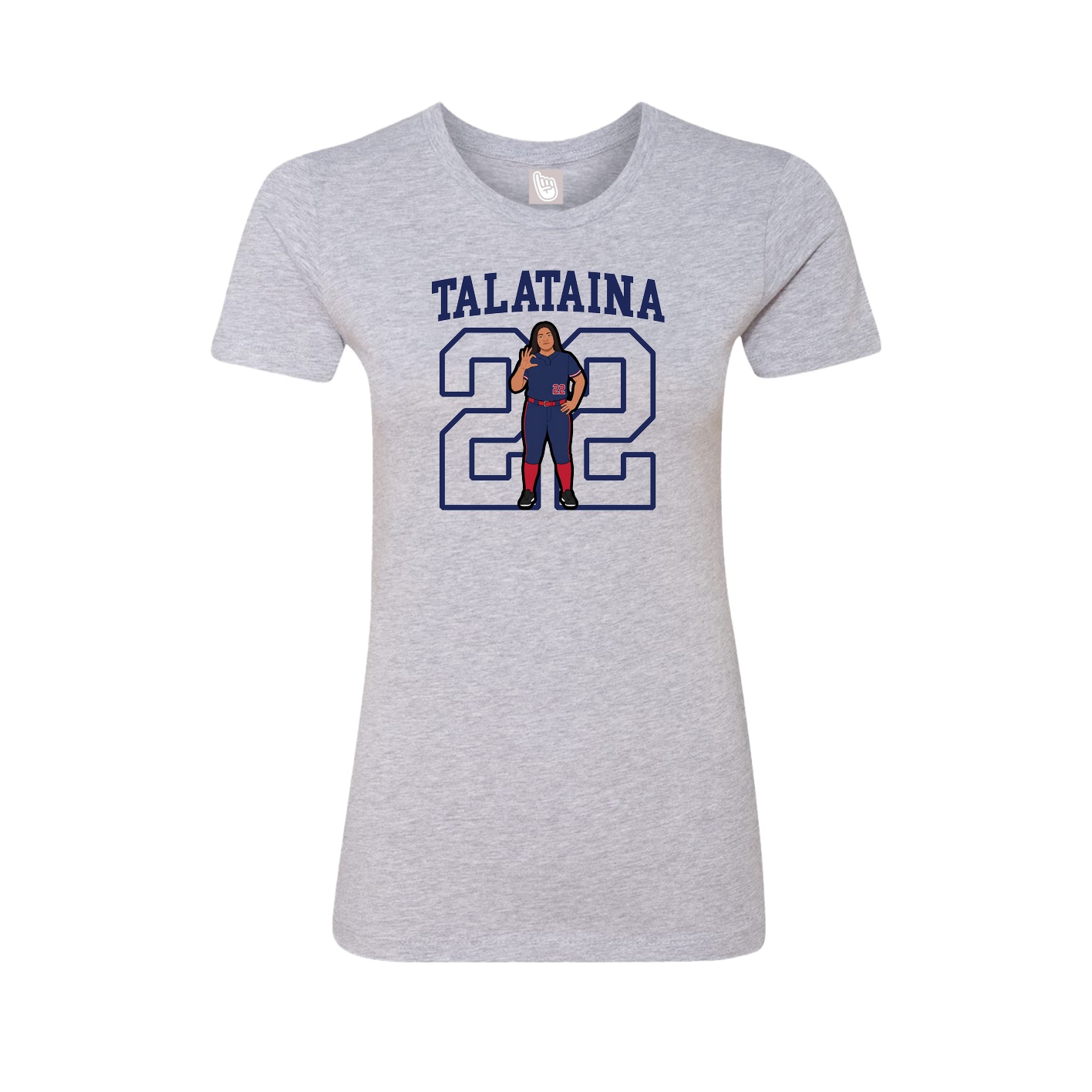 Fitted Women's Tee — Shirsey in Grey