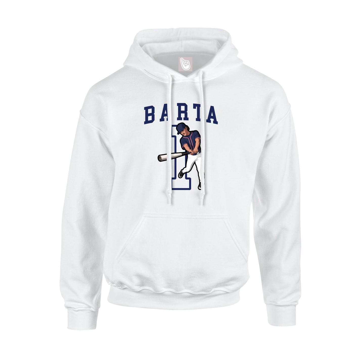 Hoodie — Shirsey in White
