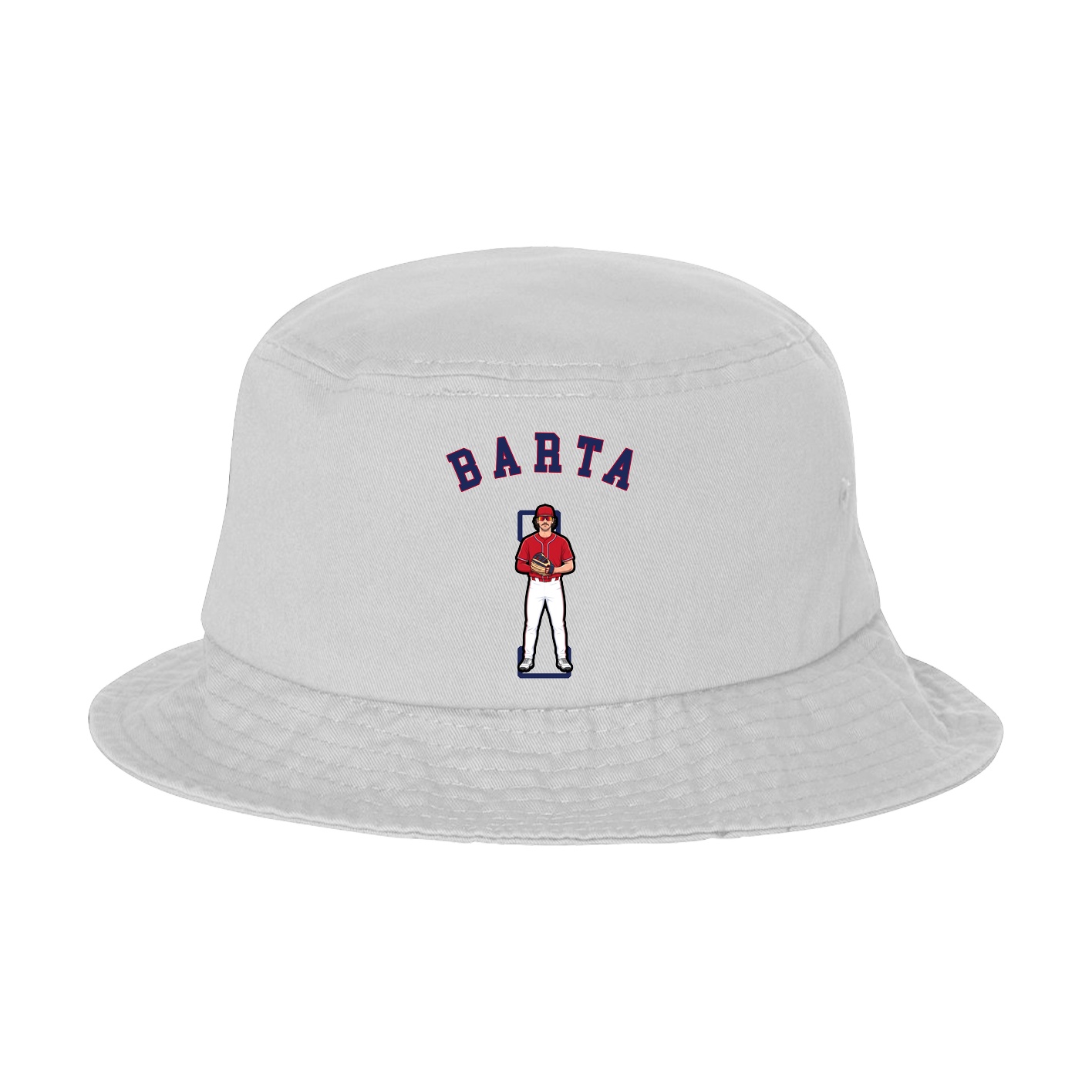 Bucket Cap — Shirsey Arch in White