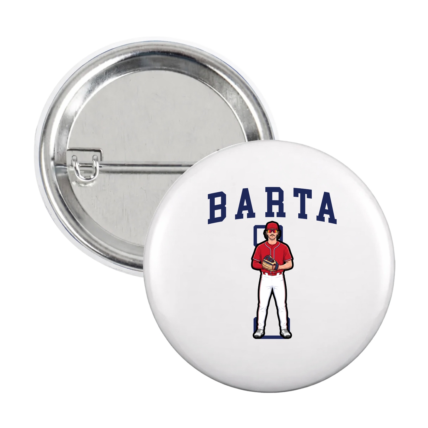 Game Day Button — Shirsey in White