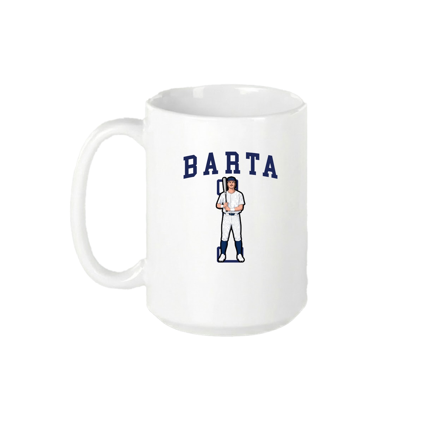 15oz Coffee Mug — Shirsey in White