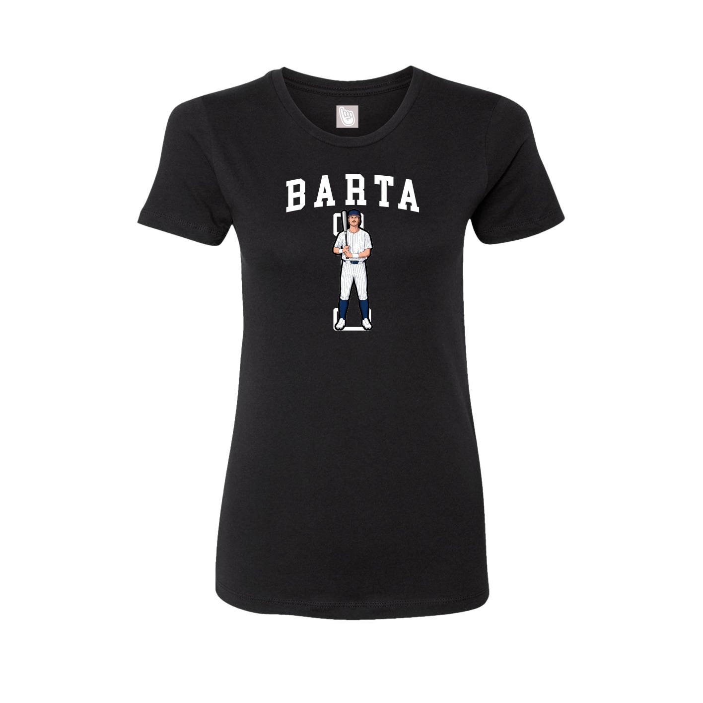 Fitted Women's Tee — Shirsey in Black