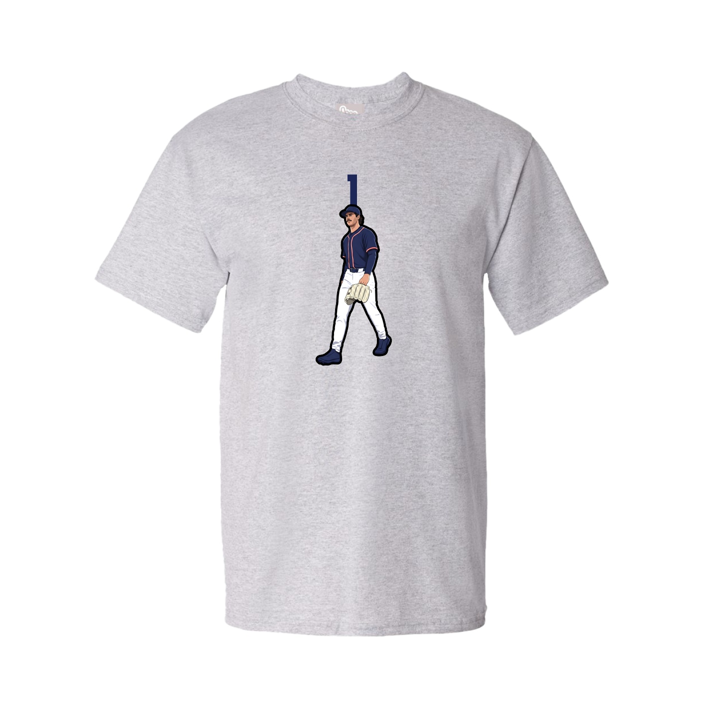 Youth Tee — Number Top in Grey