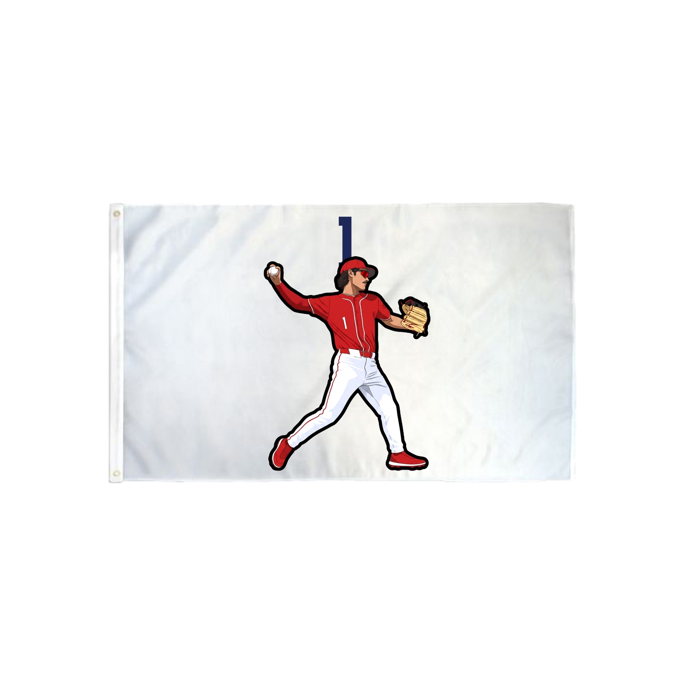 3x5 Flag — Number Top in Classic