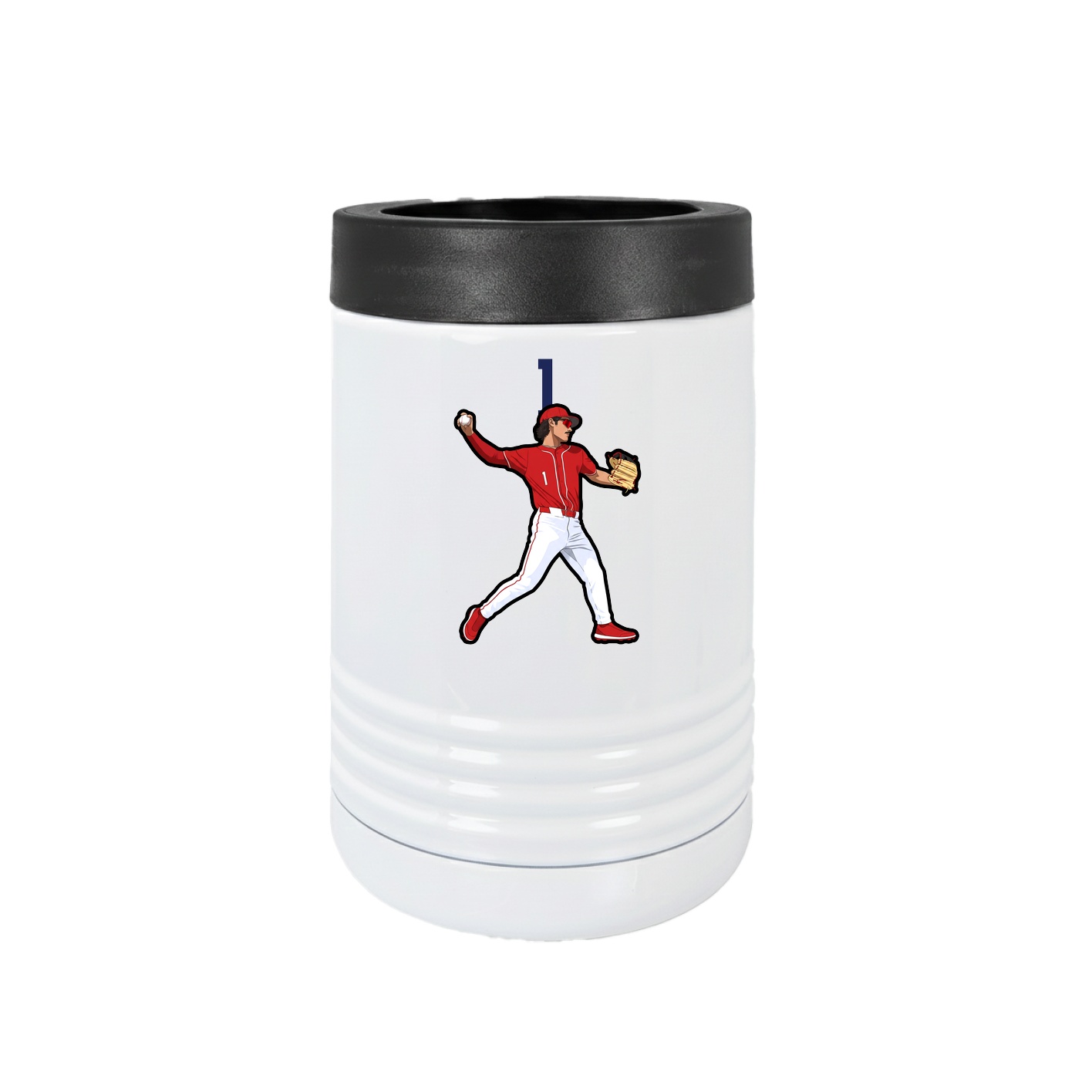 Beverage Holder — Number Top in White
