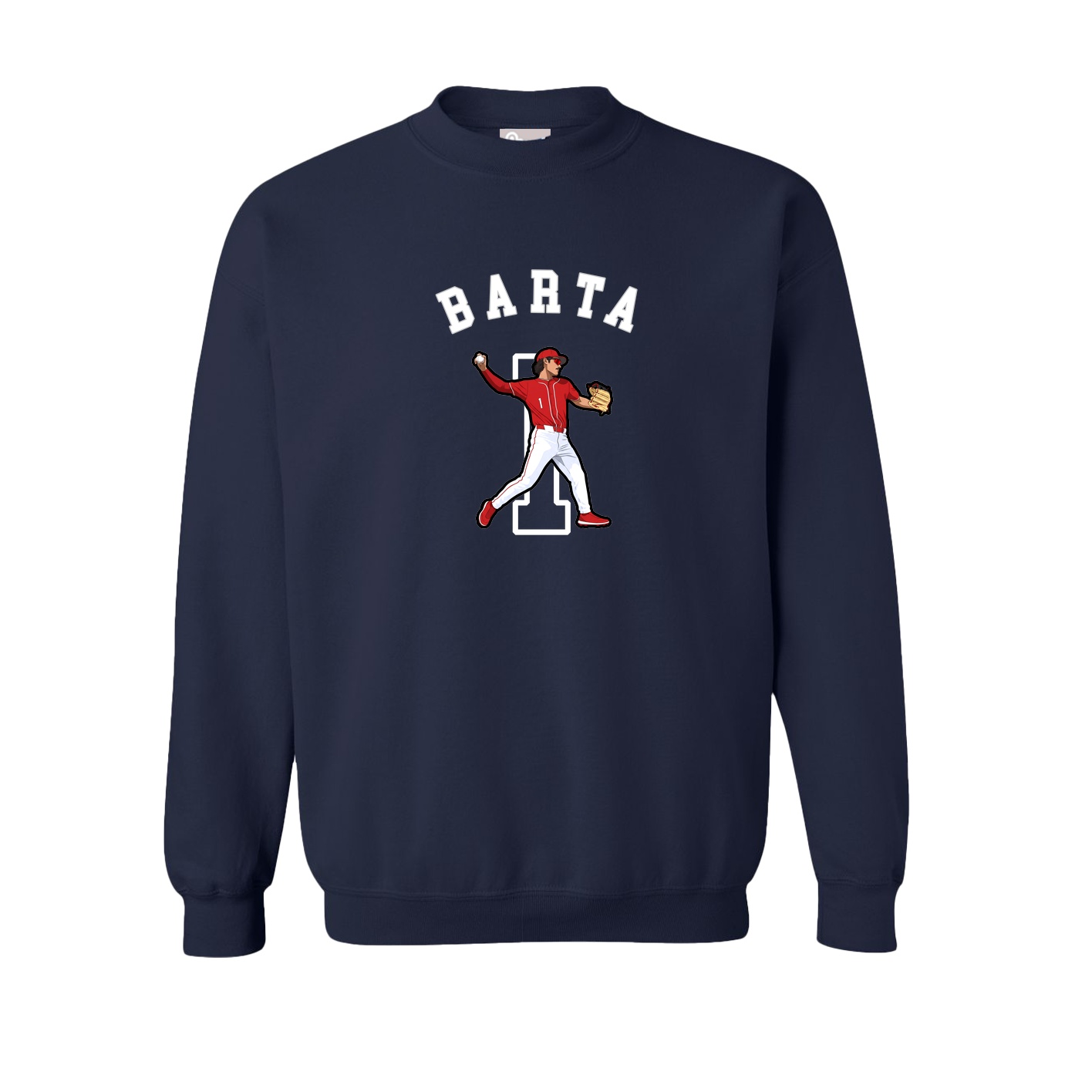 Fleece Crew — Shirsey Arch in Navy