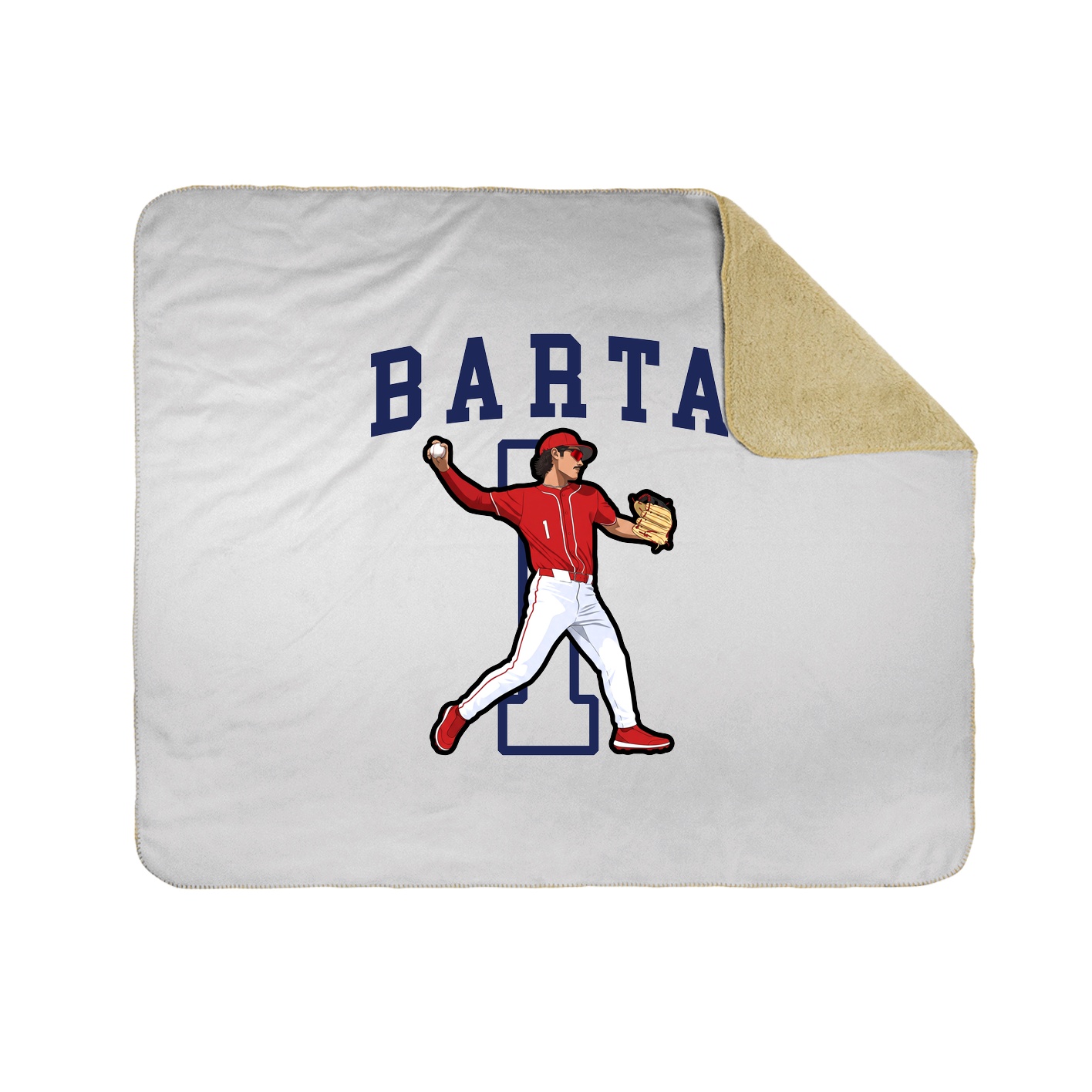 Throw Blanket — Shirsey in White