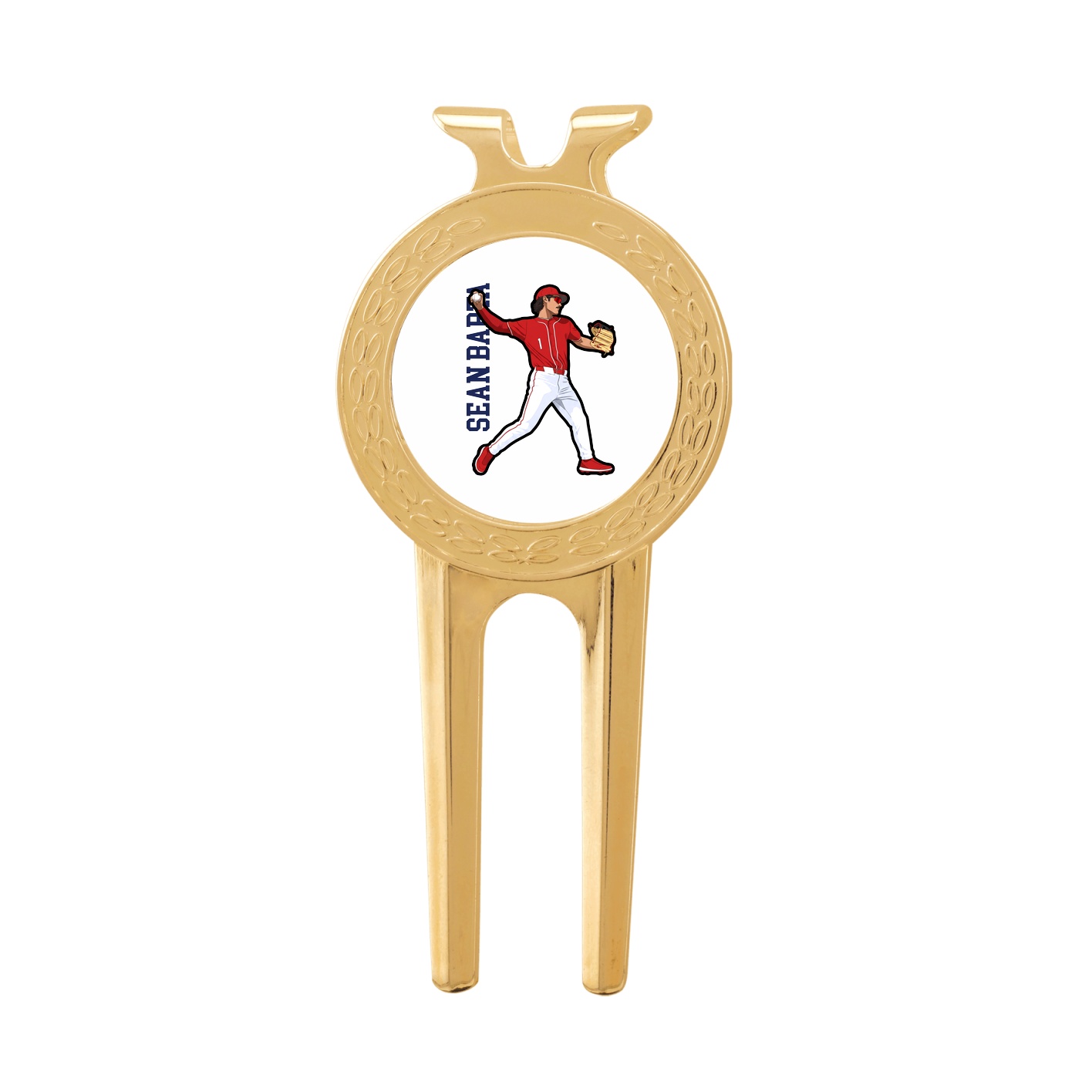Divot Tool with Ball Marker — Name Vertical in Classic