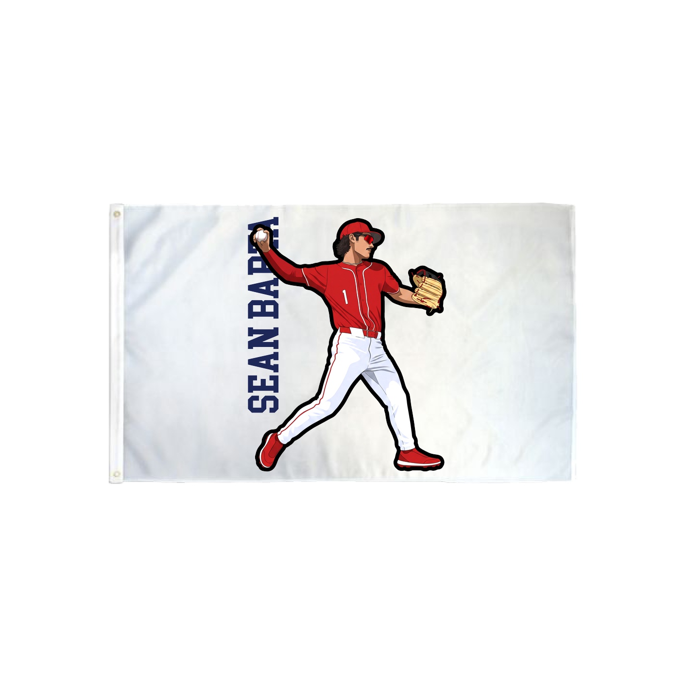 3x5 Flag — Name Vertical in Classic
