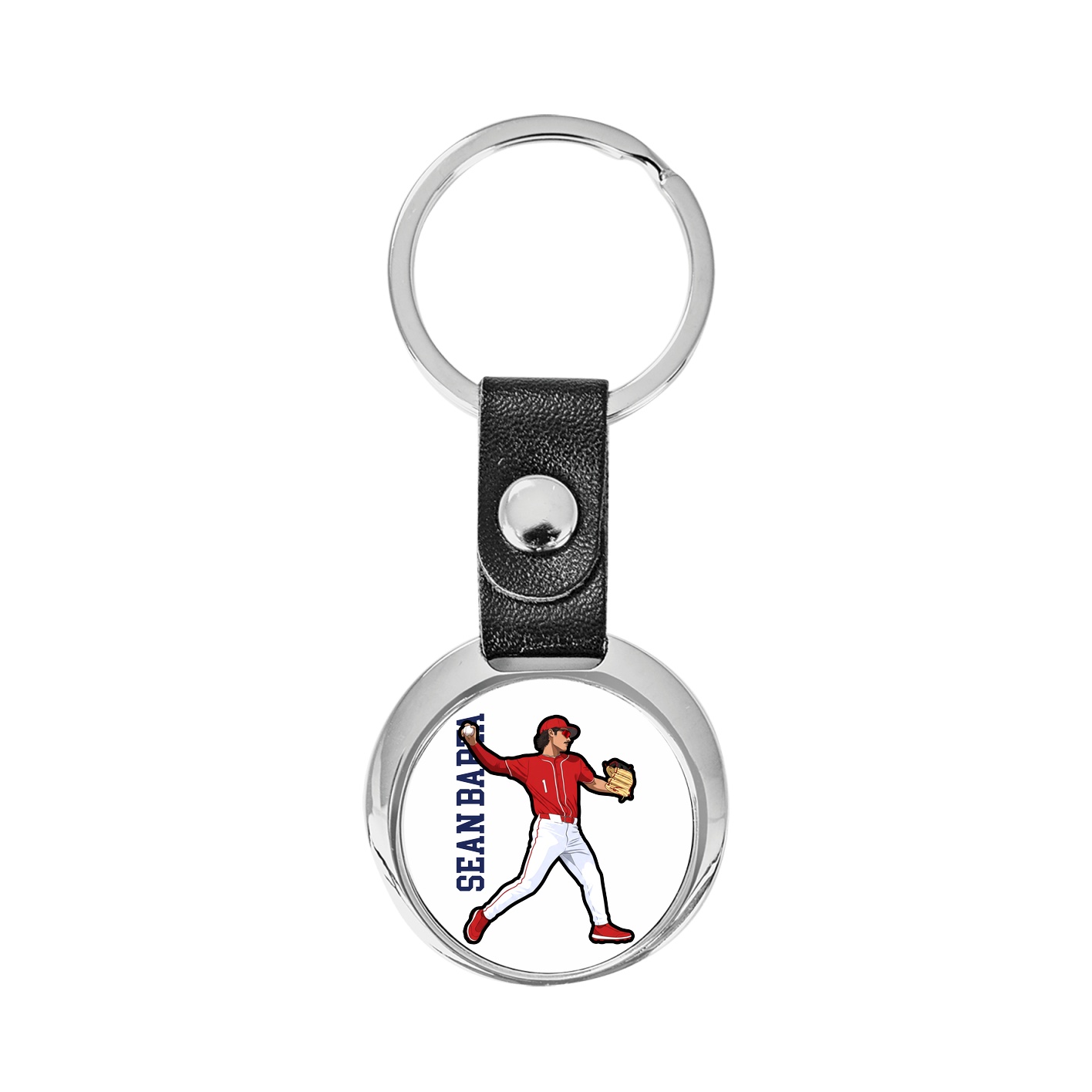 Key Chain — Name Vertical in Classic