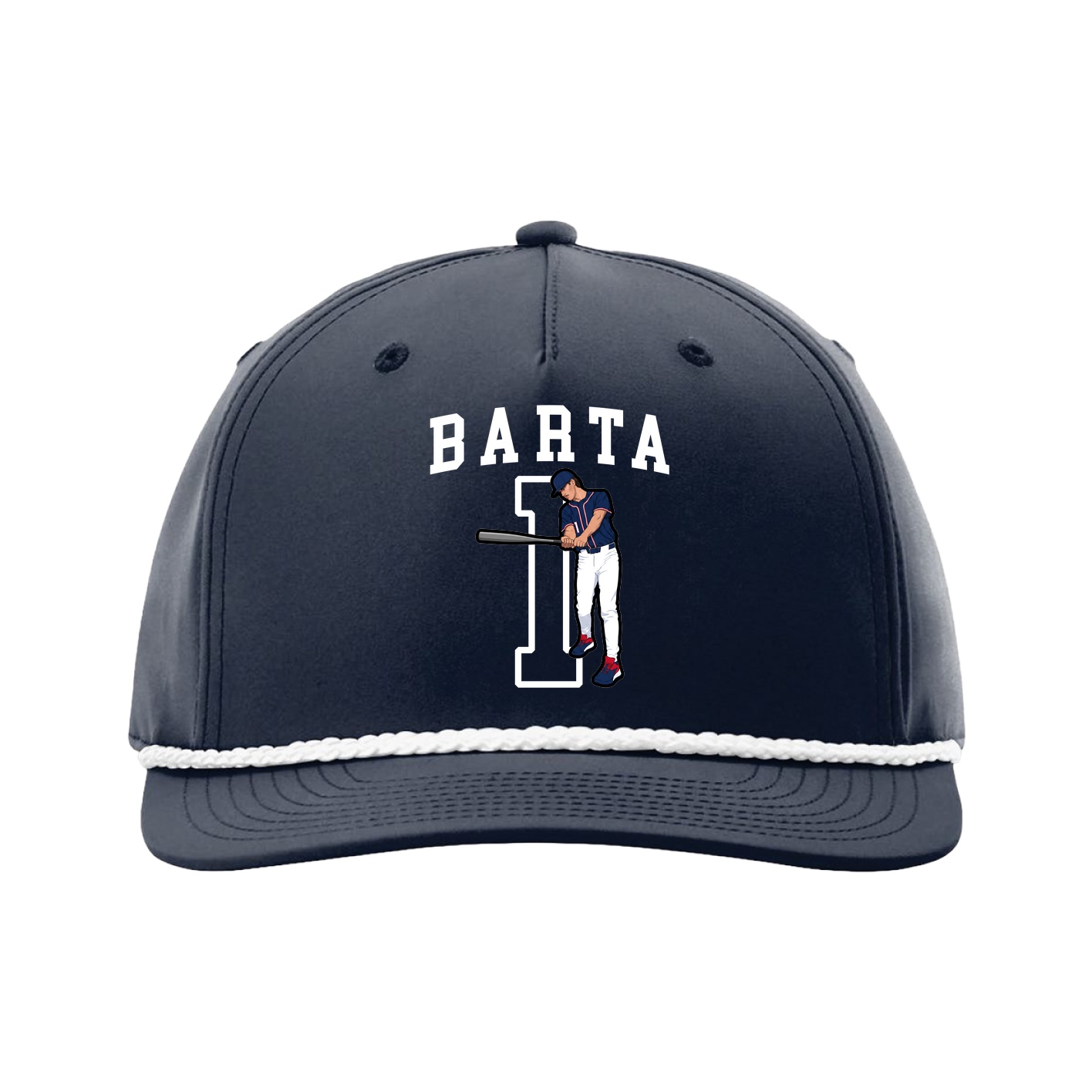 Five-Panel Classic Rope Cap — Shirsey in Navy