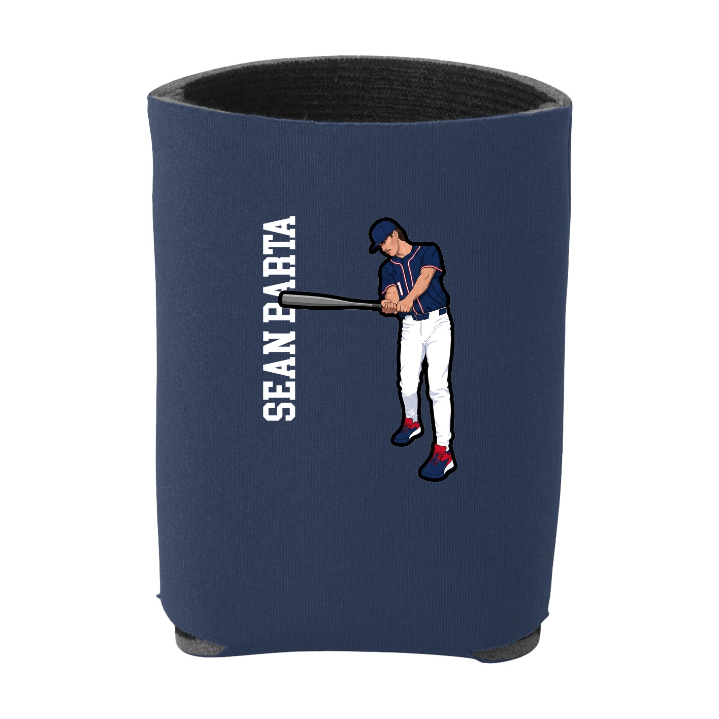 Can Holder — Name Vertical in Navy