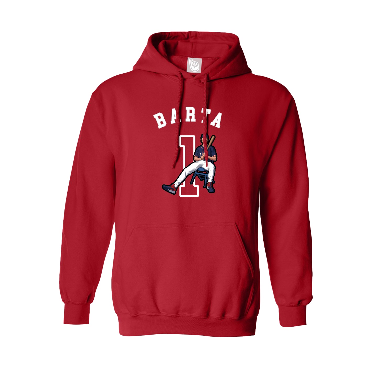 Youth Hoodie — Shirsey Arch in Red