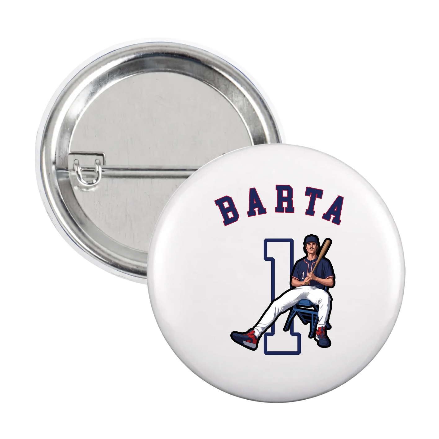 Game Day Button — Shirsey Arch in White