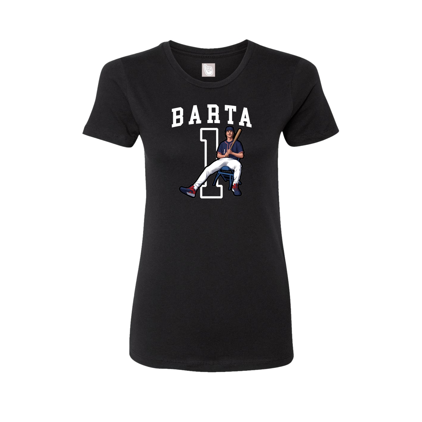 Fitted Women's Tee — Shirsey in Black