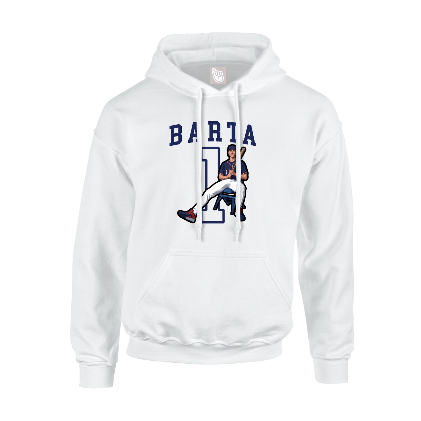 Hoodie — Shirsey in White