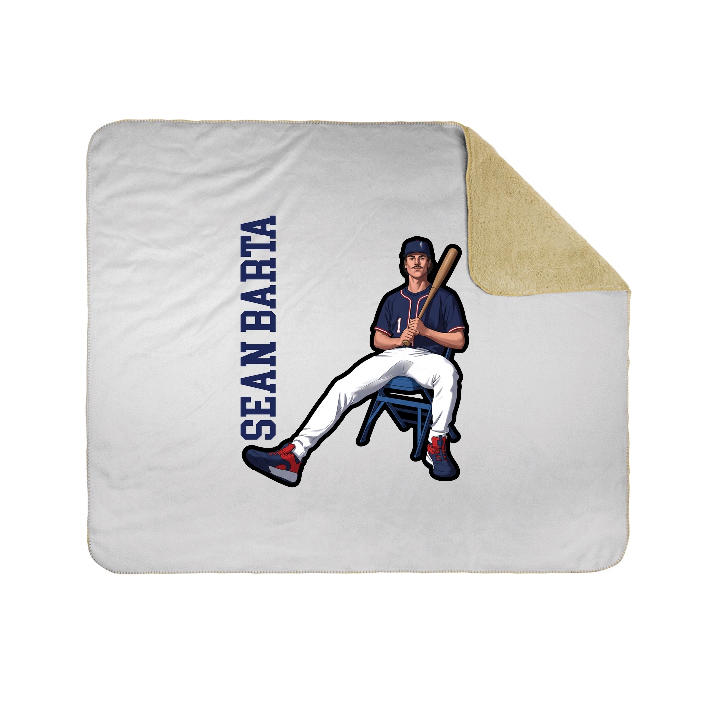 50x60 Sherpa Lined Throw Blanket