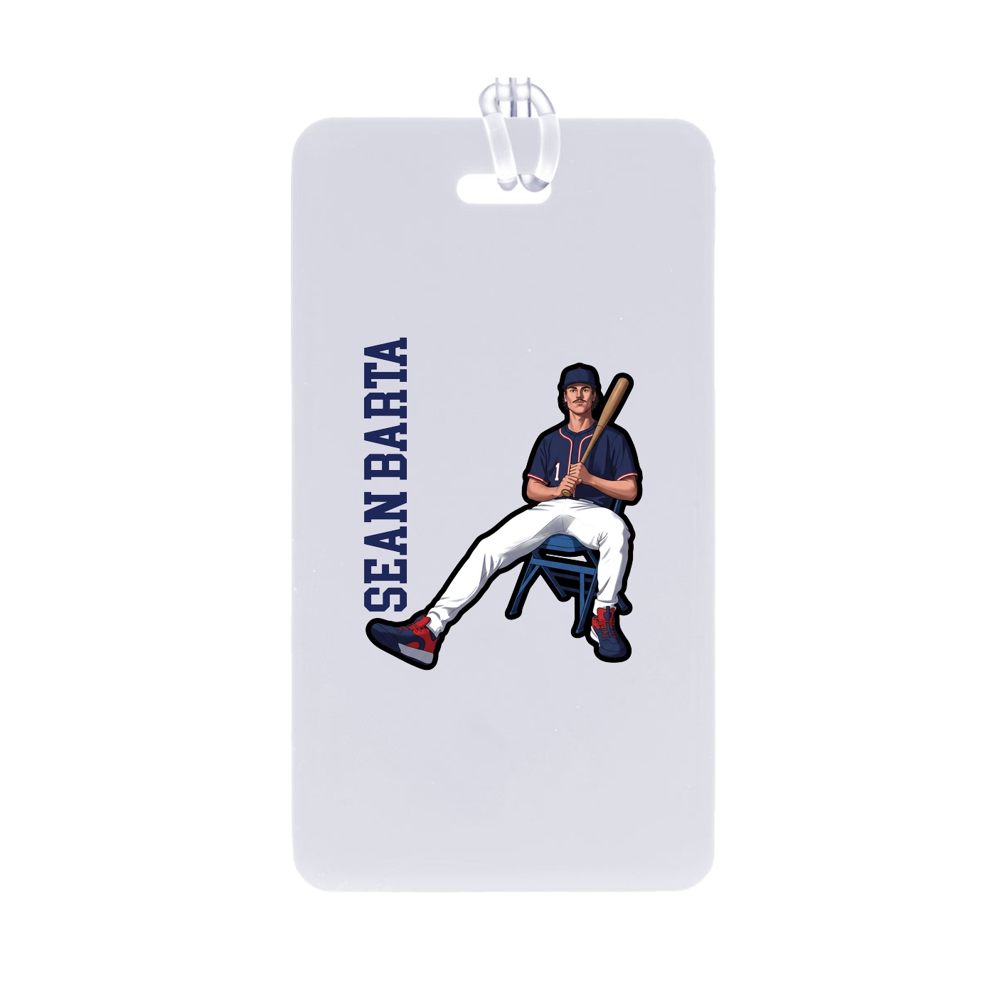 Bag Tag — Name Vertical in Classic