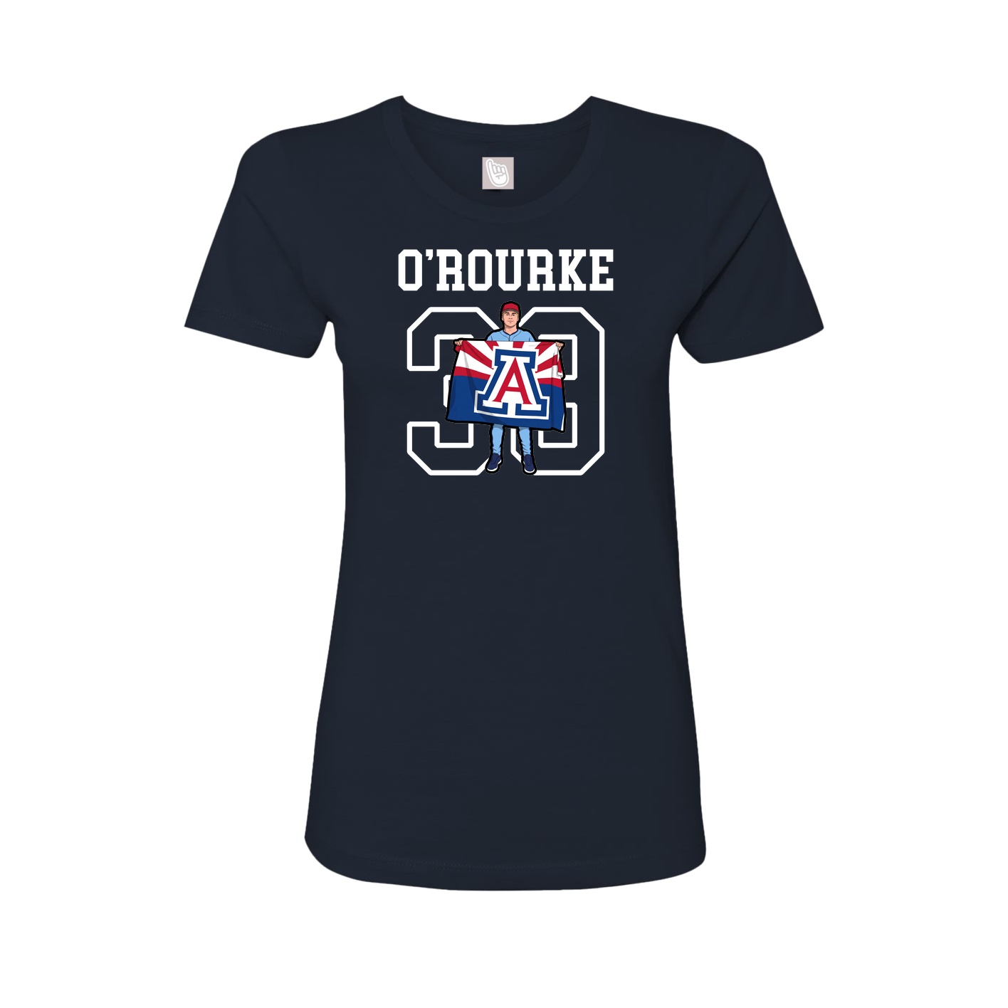 Fitted Women's Tee — Shirsey in Navy