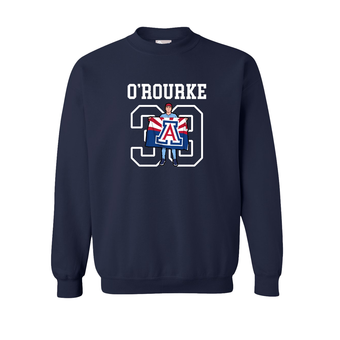 Fleece Crew — Shirsey in Navy