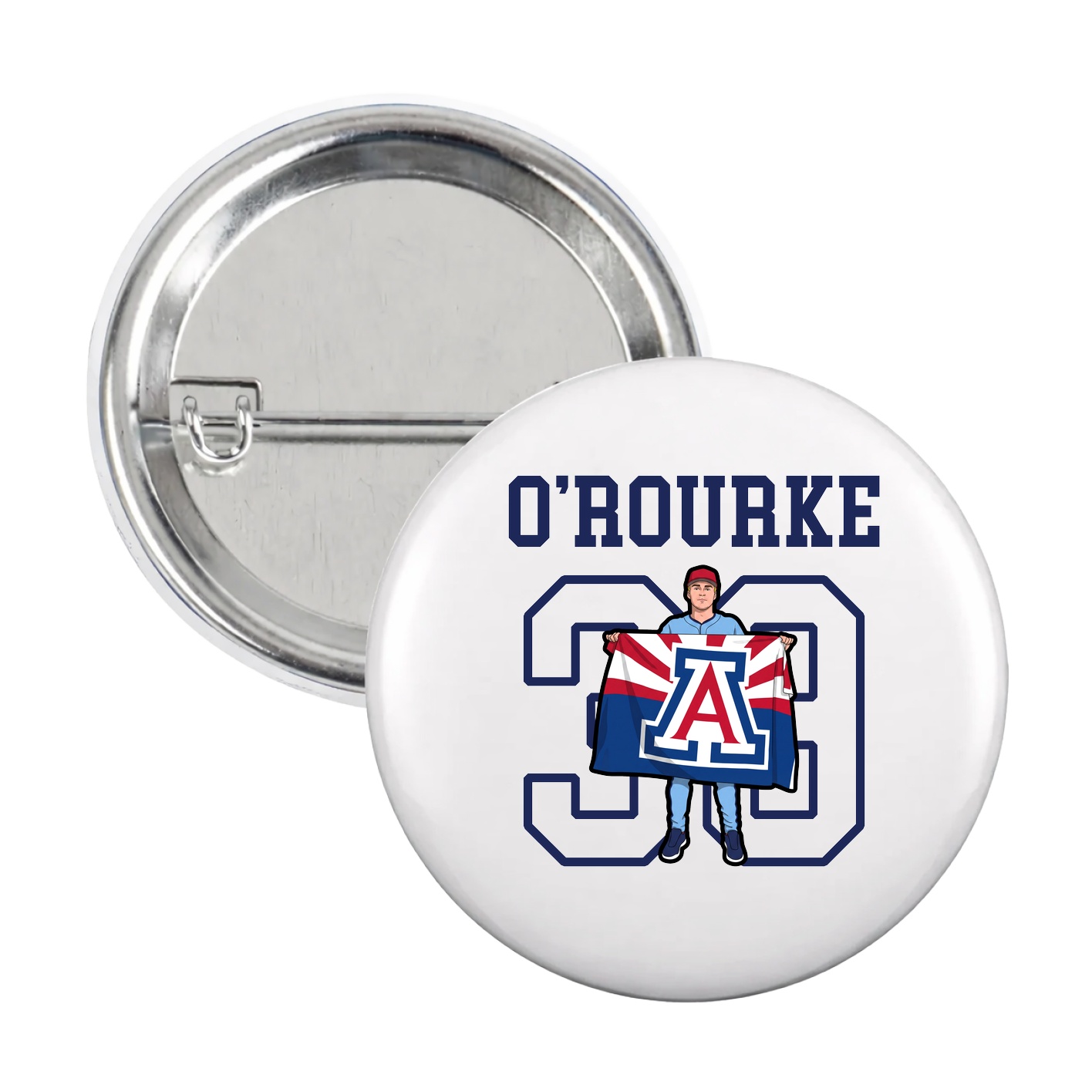 Game Day Button — Shirsey in White