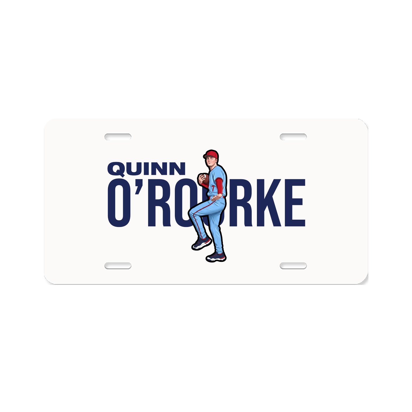 License Plate — Player Name in Classic