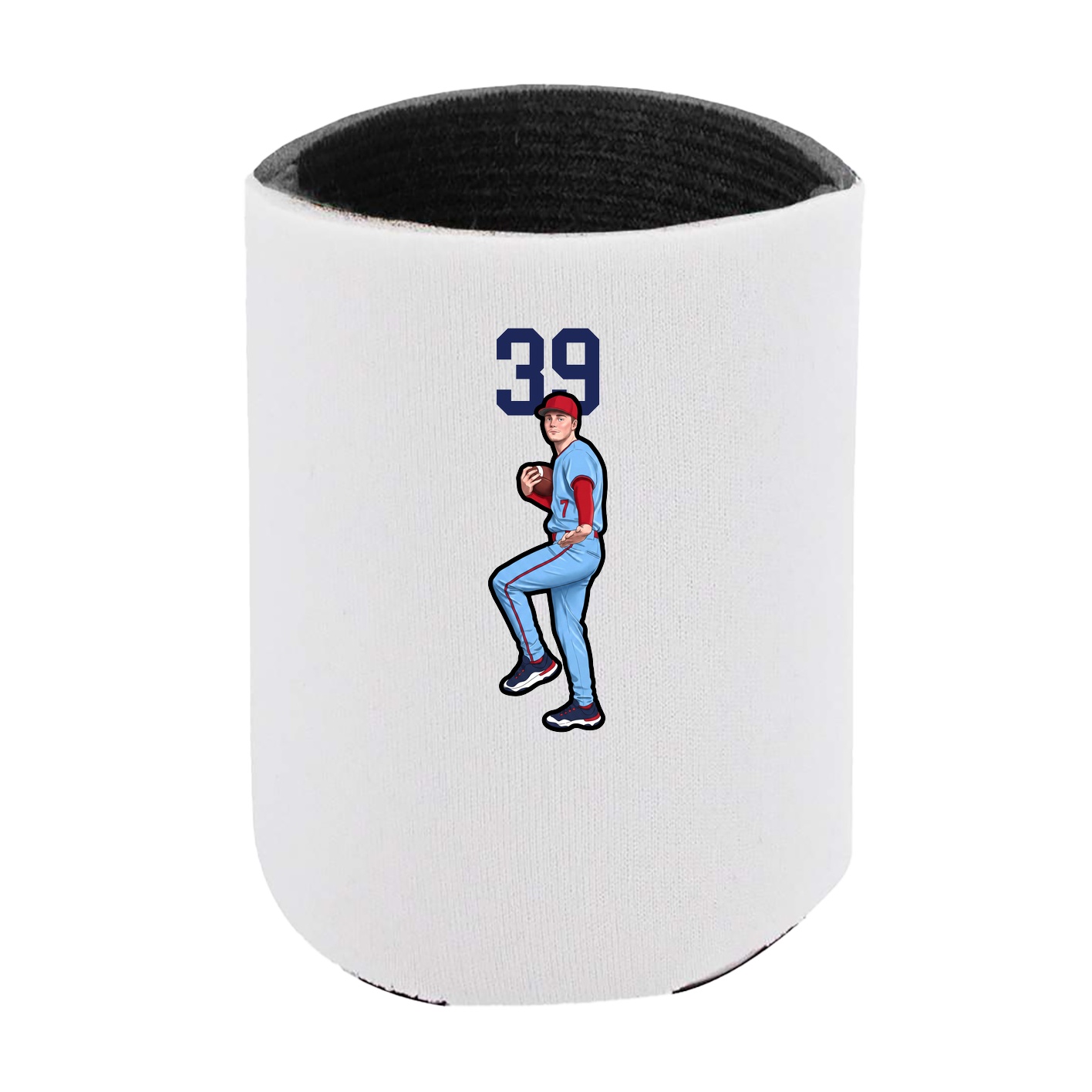 Can Holder — Number Top in White