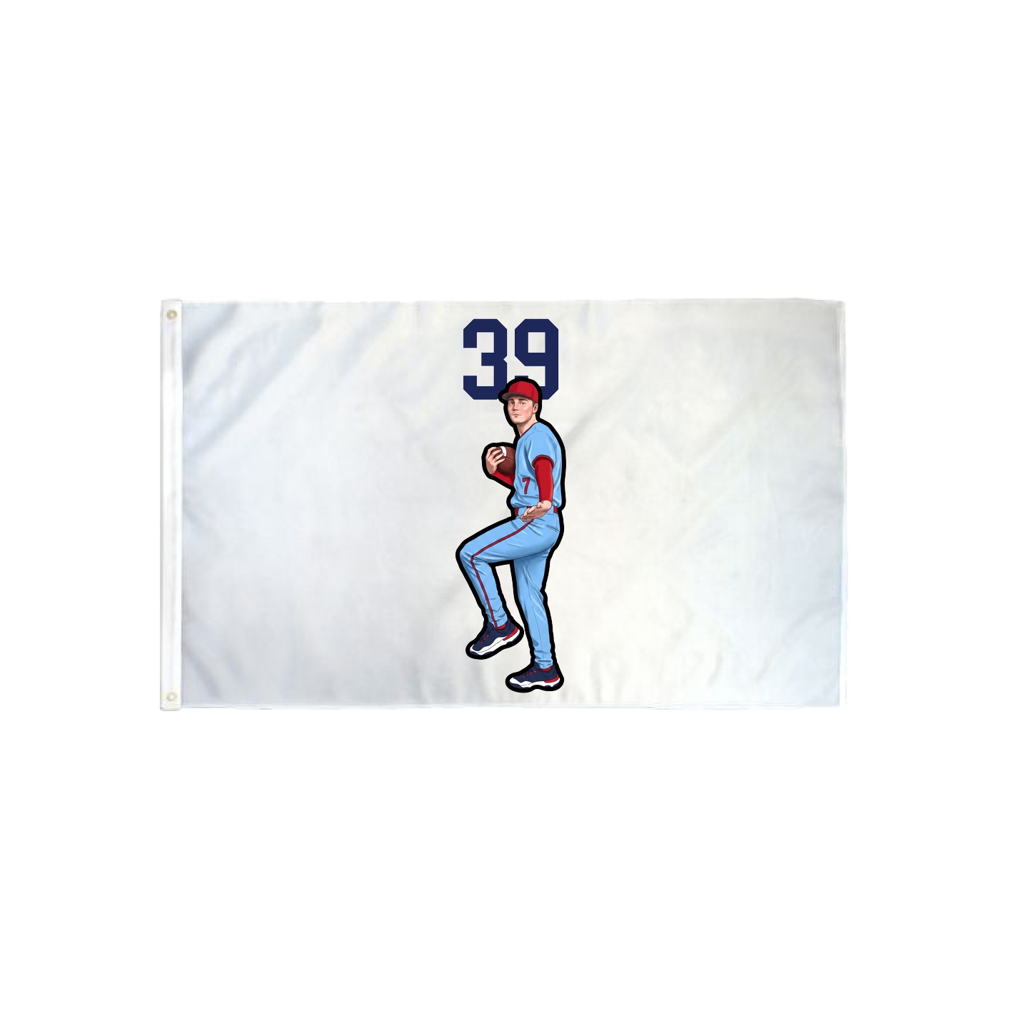 3x5 Flag — Number Top in Classic