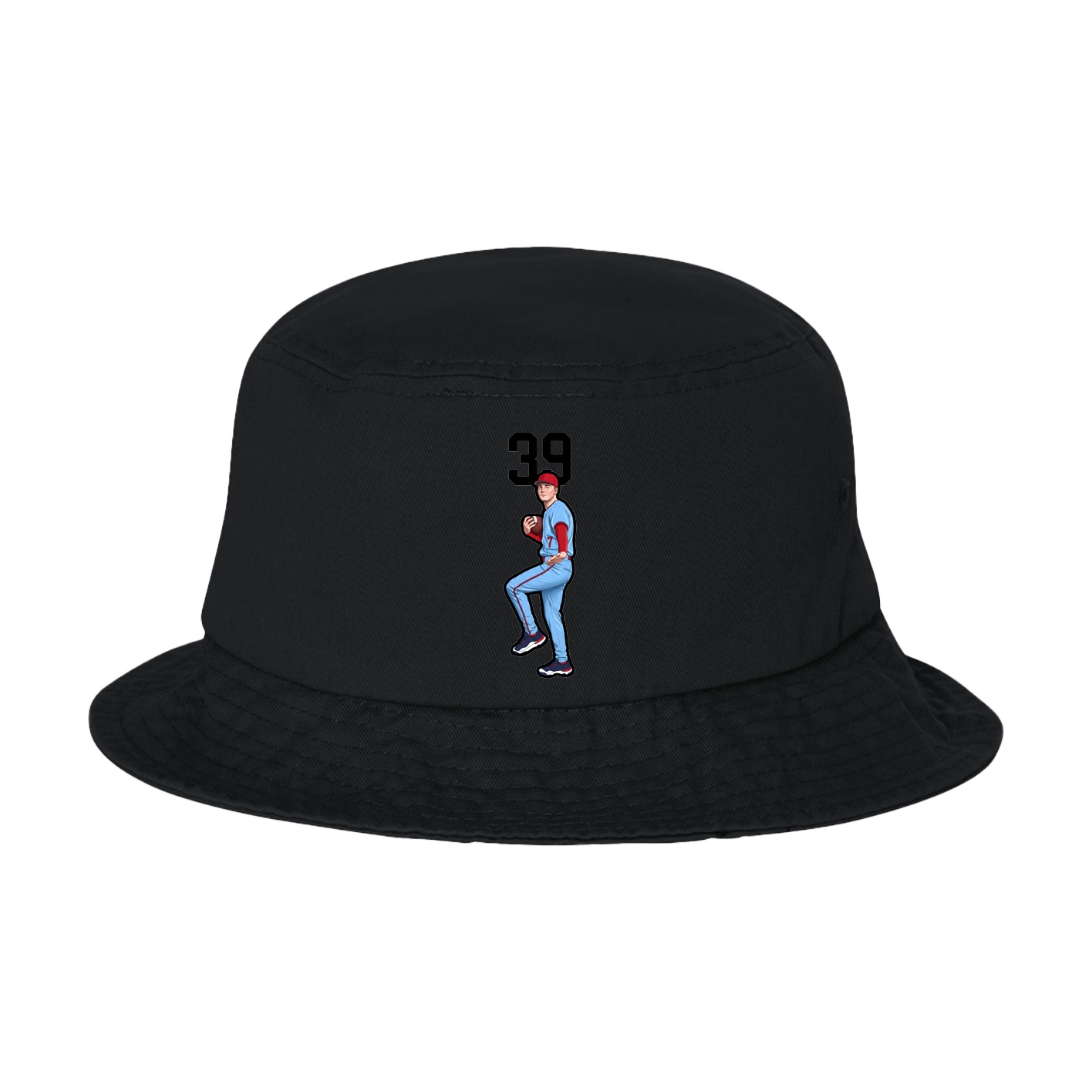 Bucket Cap — Number Top in Black