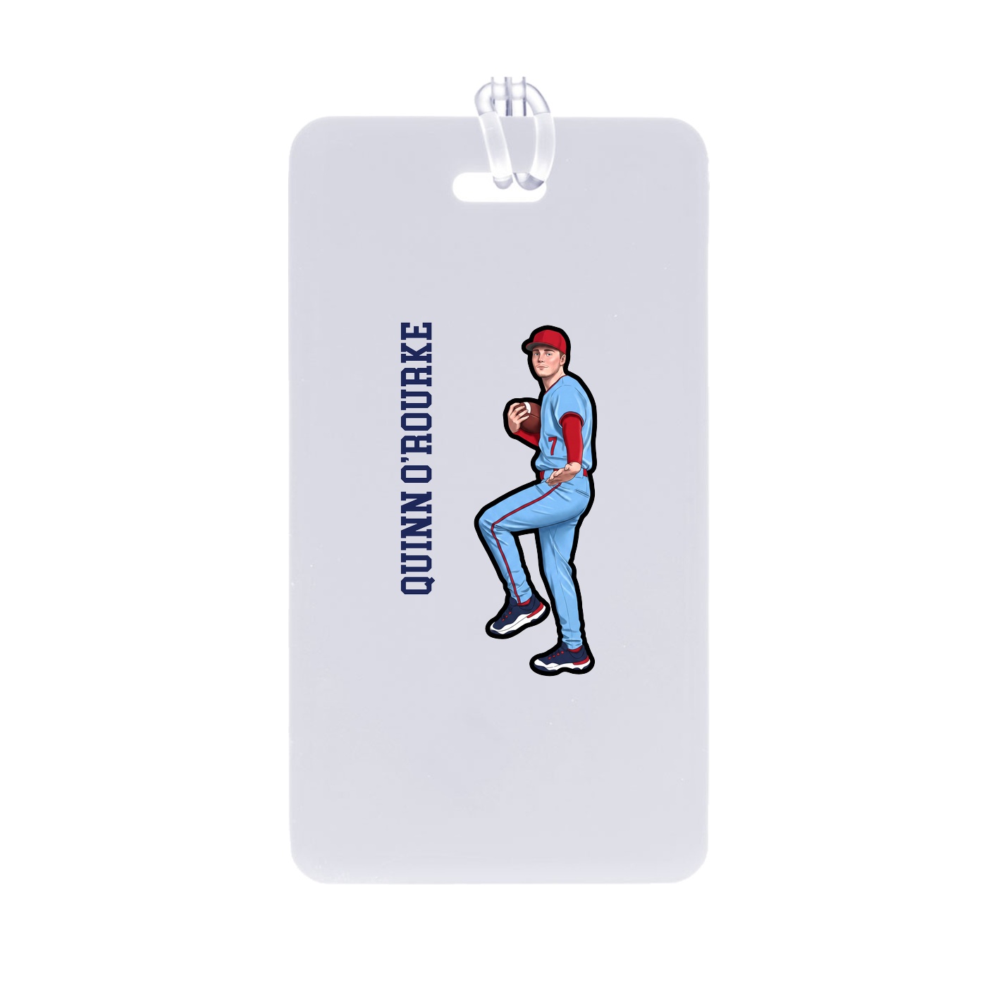 Bag Tag — Name Vertical in Classic