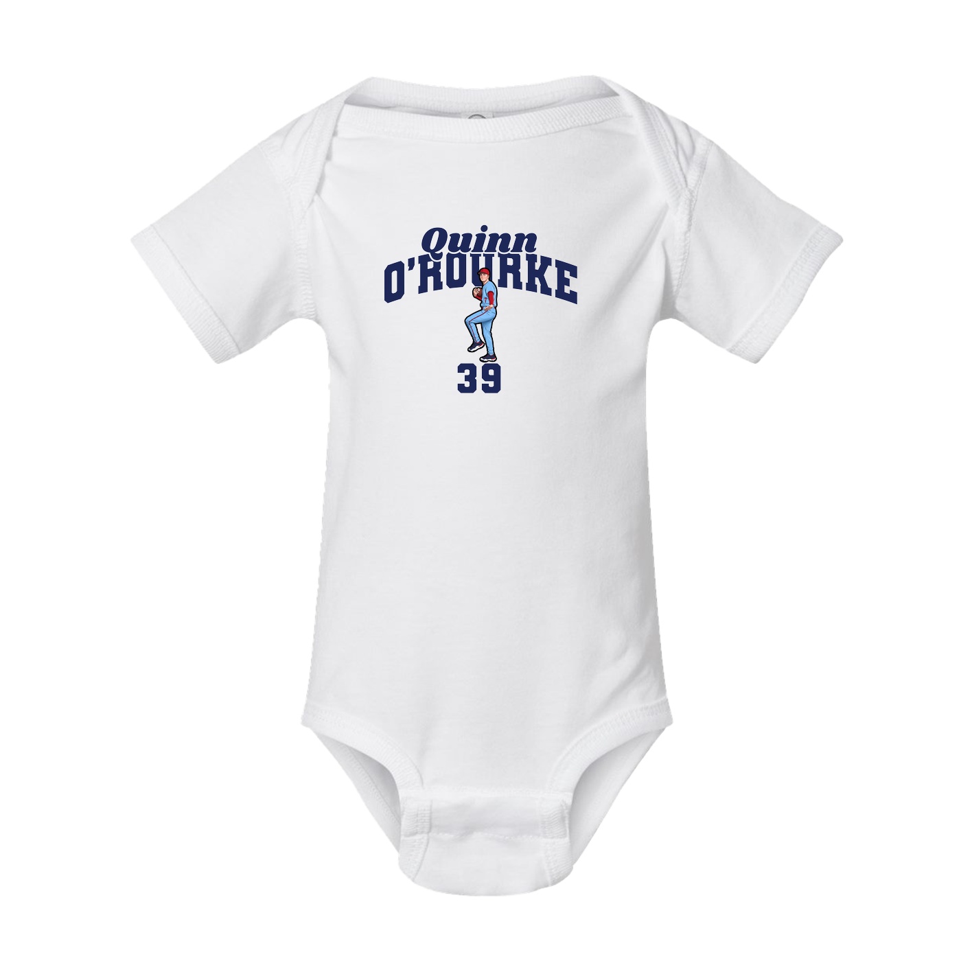 Baby Onesie — Signature Arch in White