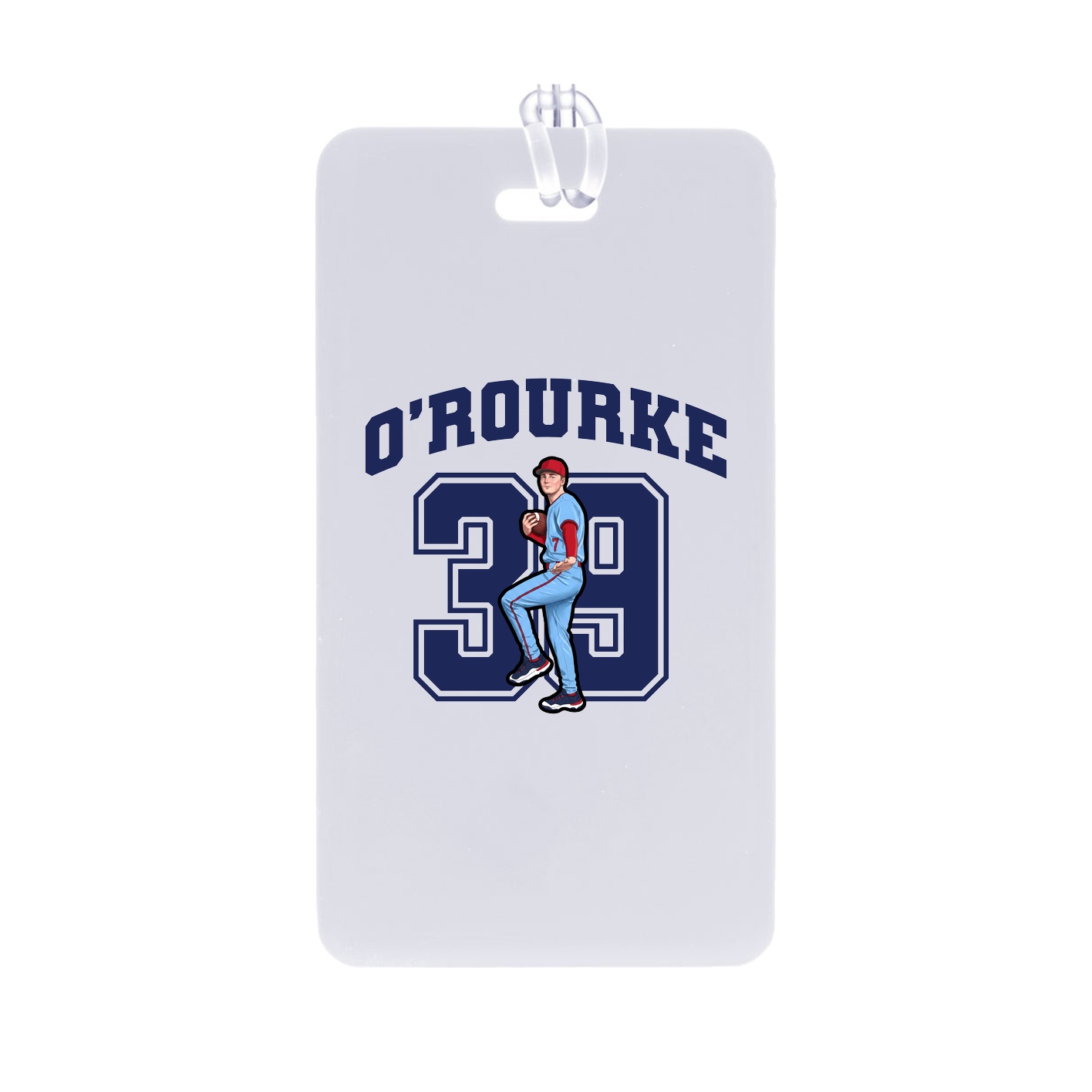 Bag Tag — Number in Classic