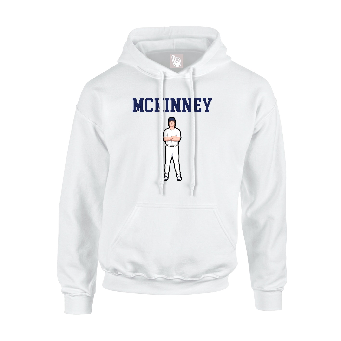 Hoodie — Shirsey in White