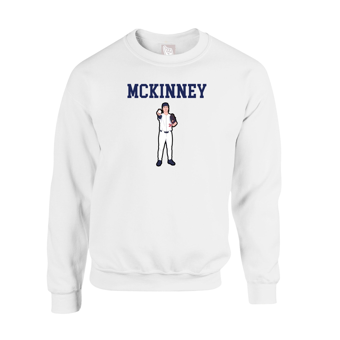Fleece Crew — Shirsey in White